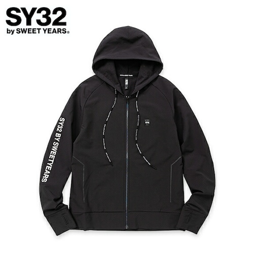 SY32 by SWEET YEARS エスワイサーティトゥ パーカー ジップアップ フルジップ フーディー メンズ STORM FLEECE JACKET 13617 BLACK