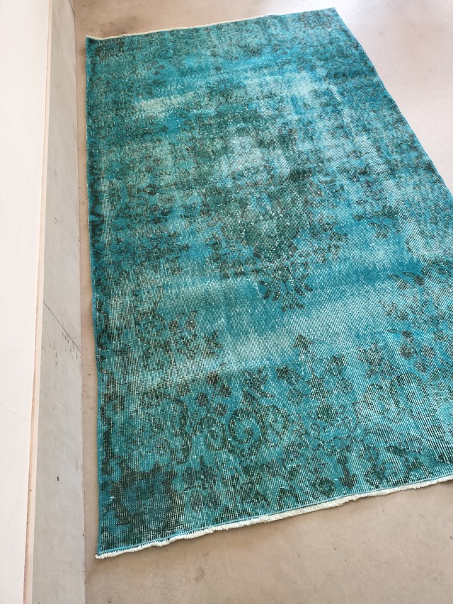 Turkish overdye rug 116✕201cm No.396