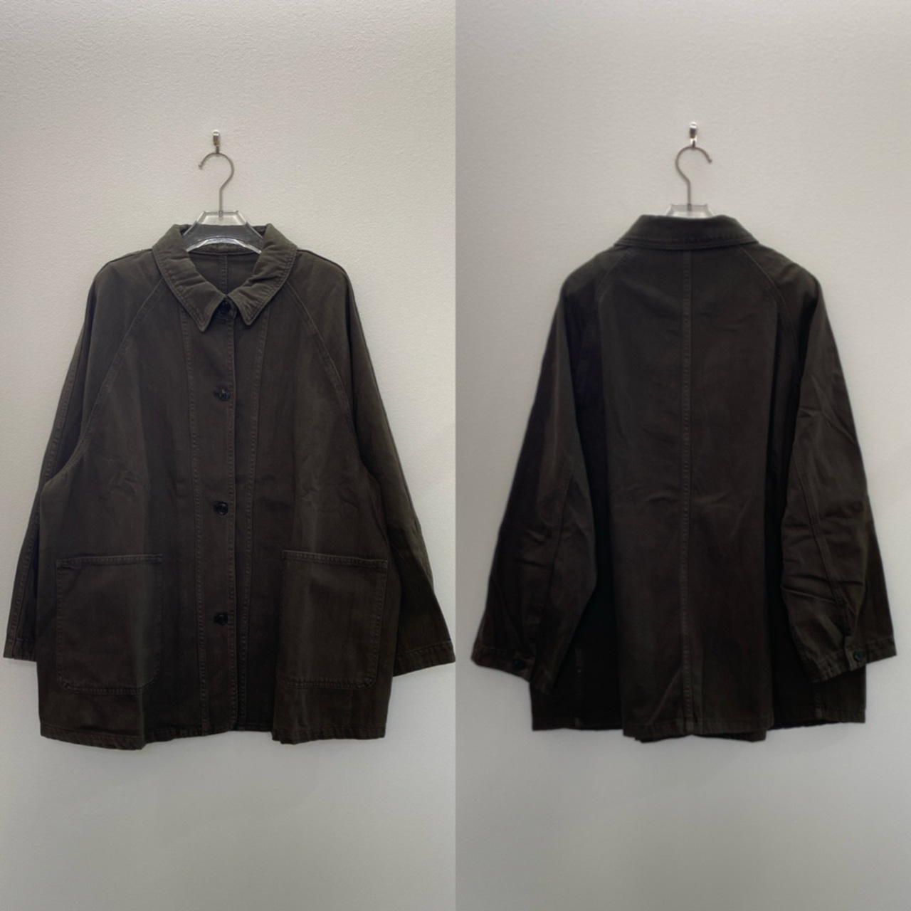 Big pocket cotton twill CPO JK/khaki