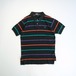 【Polo by Ralph Lauren】90's Multi-stripe S/S Polo Shirt M Made in USA