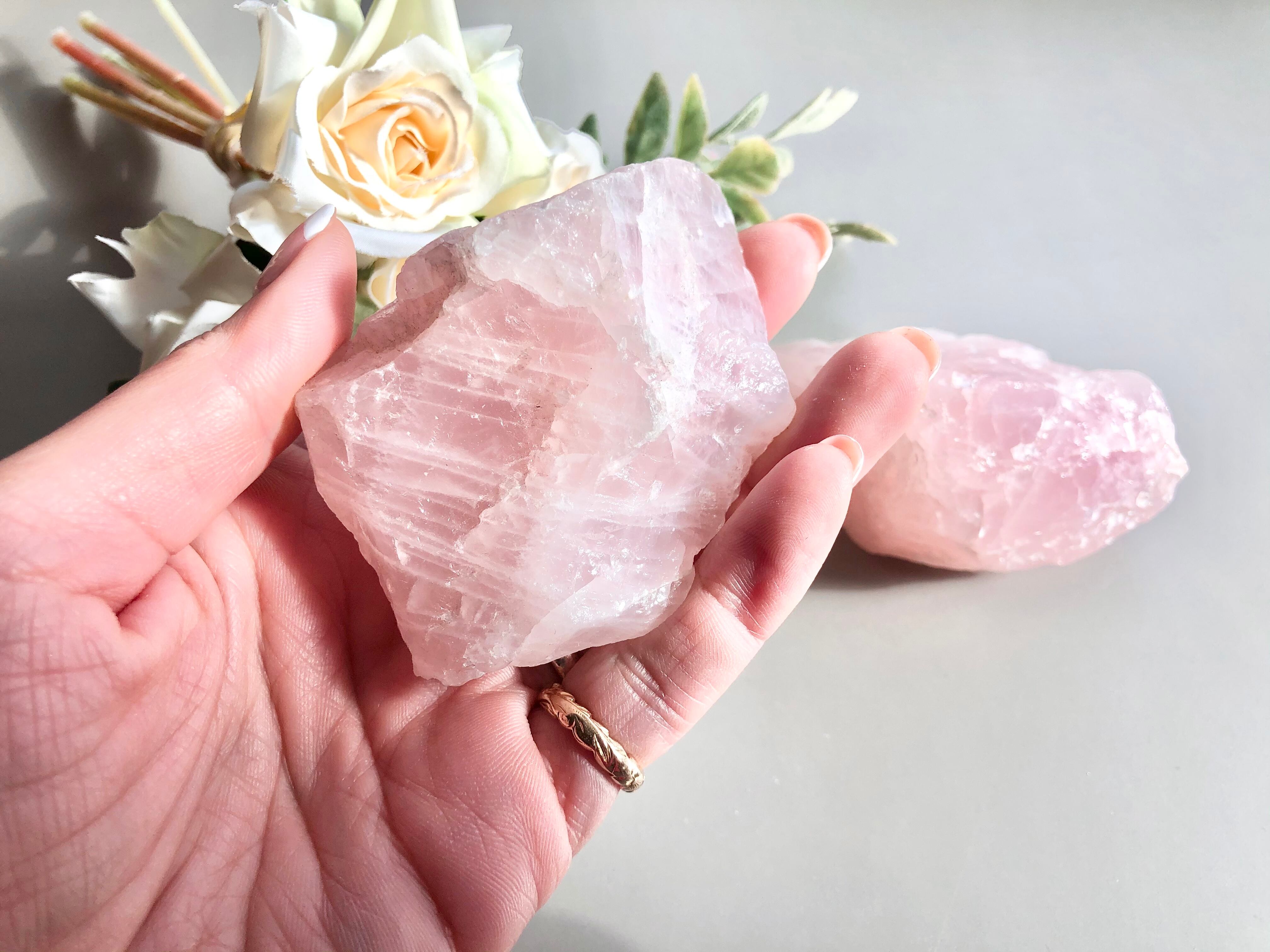 ツインソウルなローズクォーツ☆Twin soul rose quartz