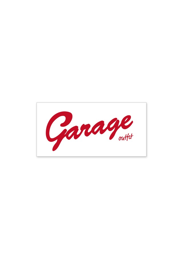 Garage logo sticker