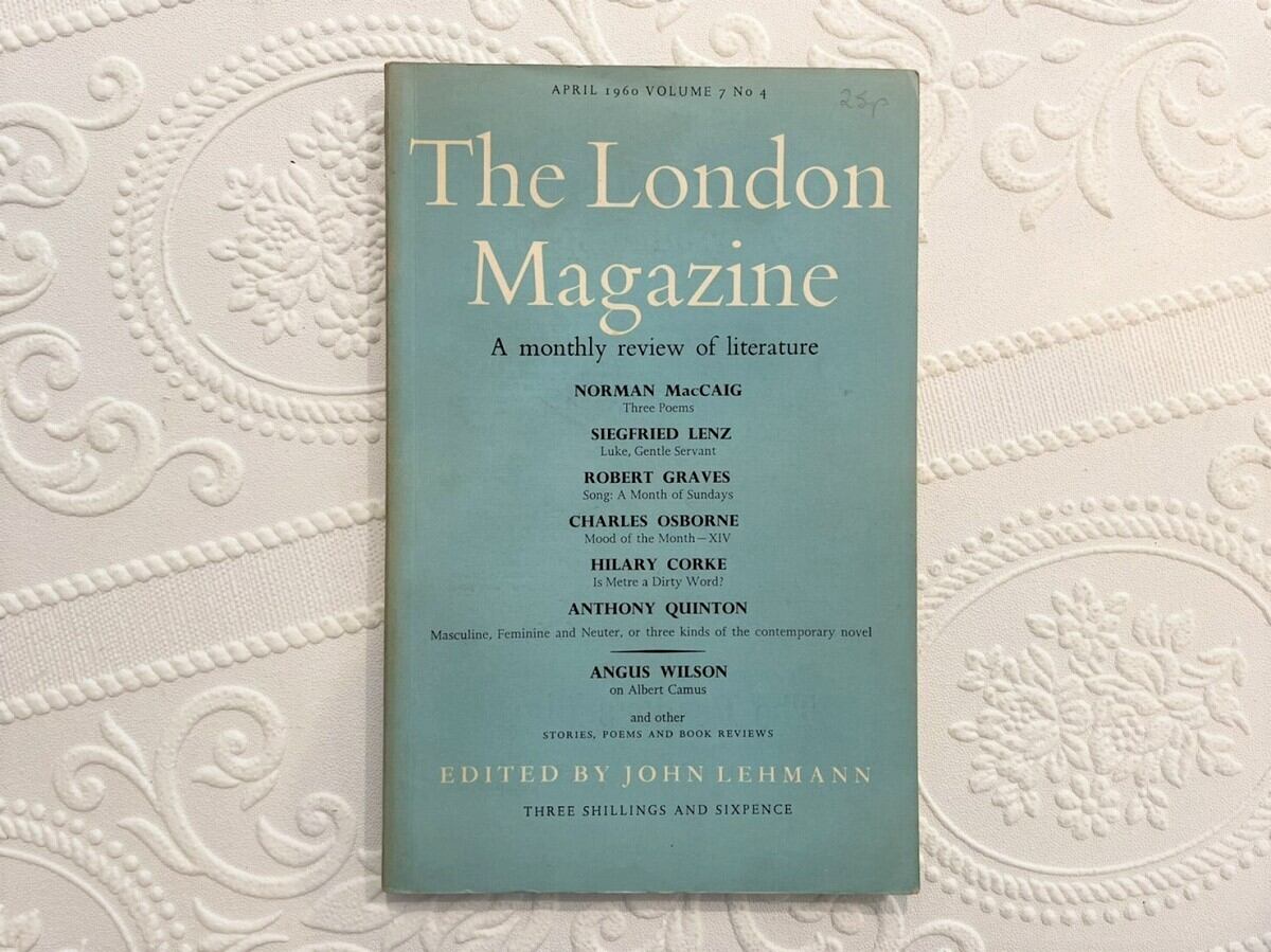 【PV200】The London Magazine Volume 7 Number 4 / display book