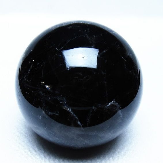 モリオン 黒水晶 丸玉 73mm スフィア 一点物 151-9226