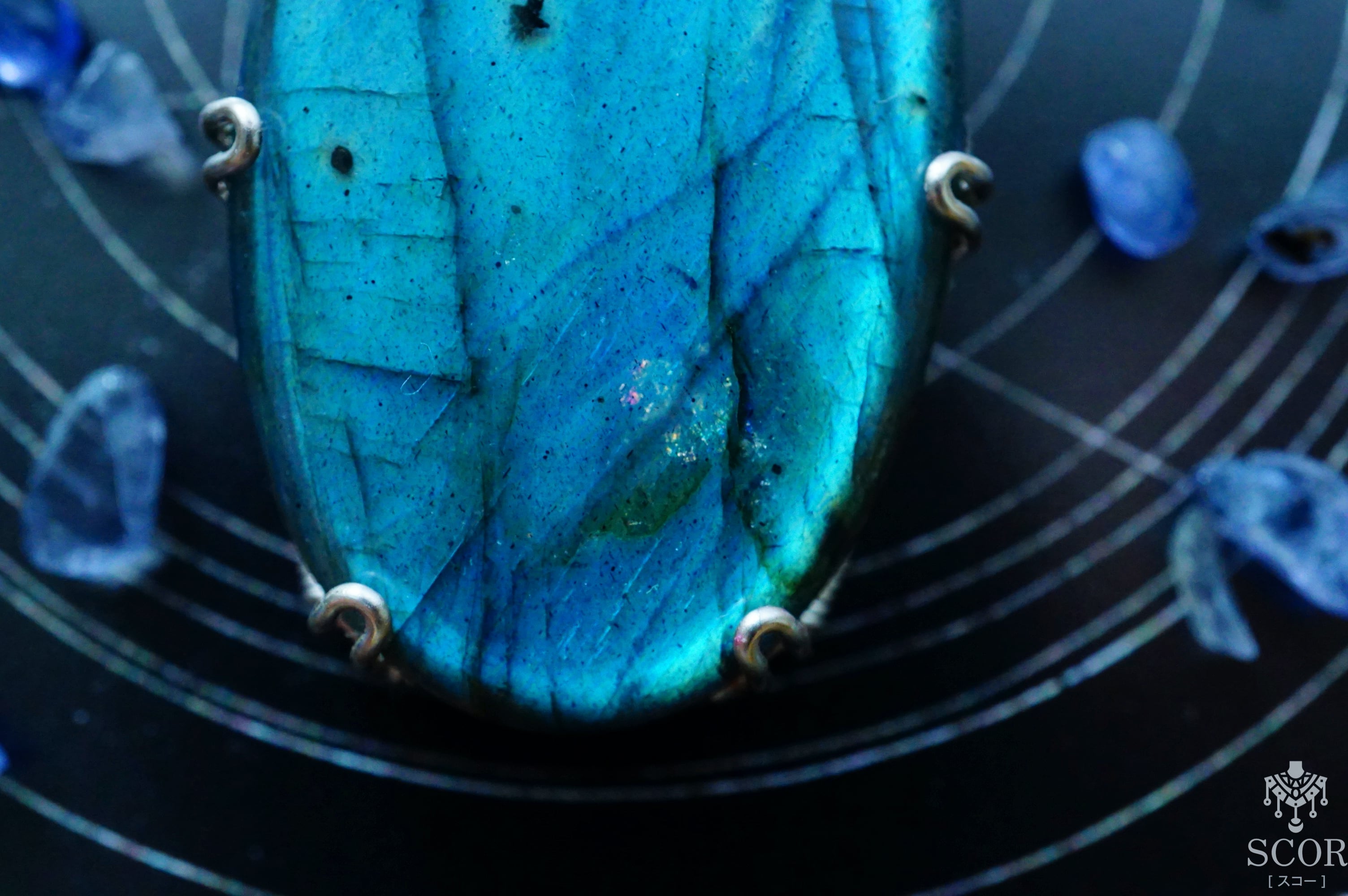 Two stars - モルフォブルーの星・月暈色の星 (pt131-lr-s