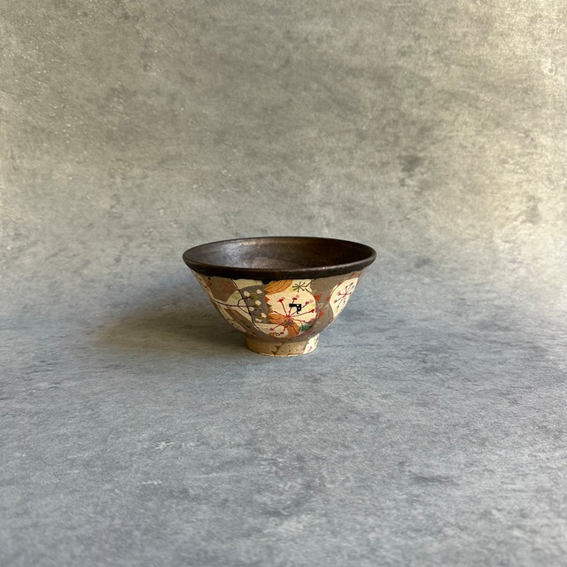 ウエダキヨアキ   白土金彩鉢