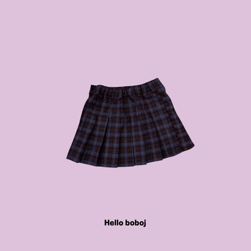 BOBO J［取寄］check jurum skirt 26winter