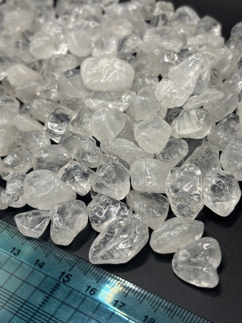 ぷっくりうるうる水晶　さざれ石　100g   ブラジル産・画像8