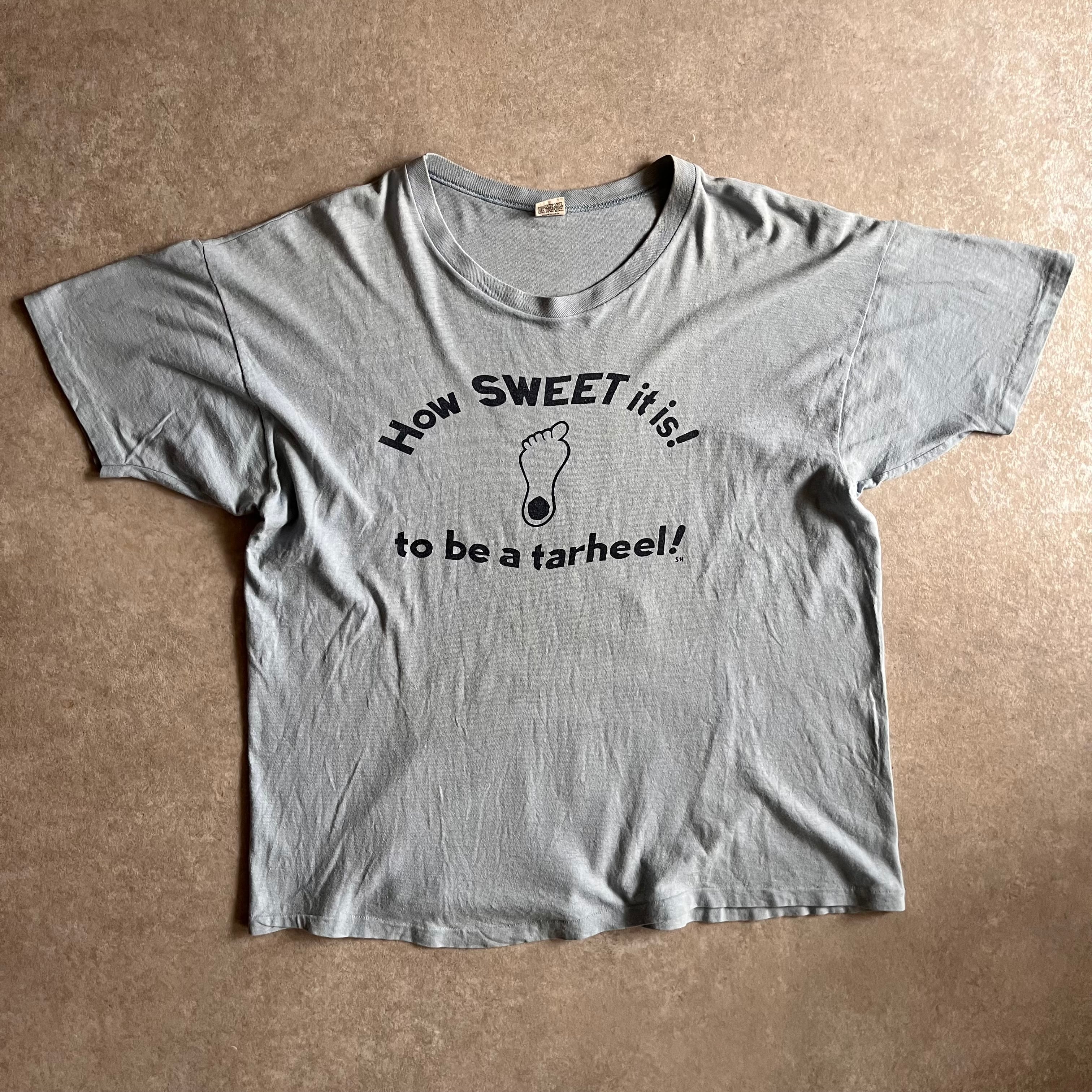 1960s-70s SPRUCE "染み込みプリント” Tee XL Made in USA