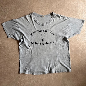1960s-70s SPRUCE "染み込みプリント” Tee XL Made in USA