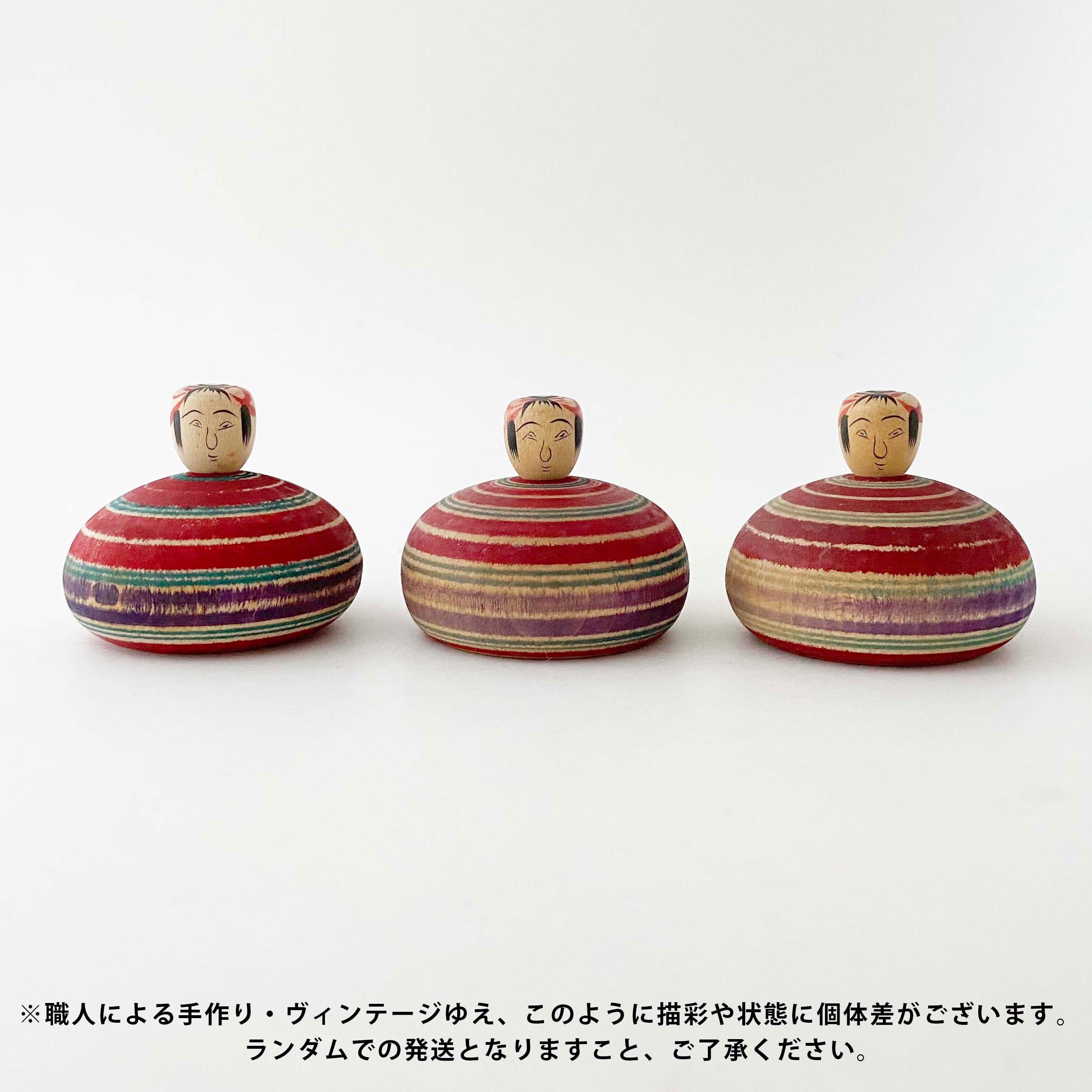 小寸こけしえじこ (土湯系 / 渡辺恒彦工人)