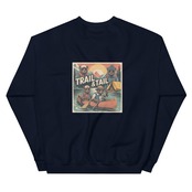 bear レトロ調　バックプリント　ユニセックス スウェット　A0026