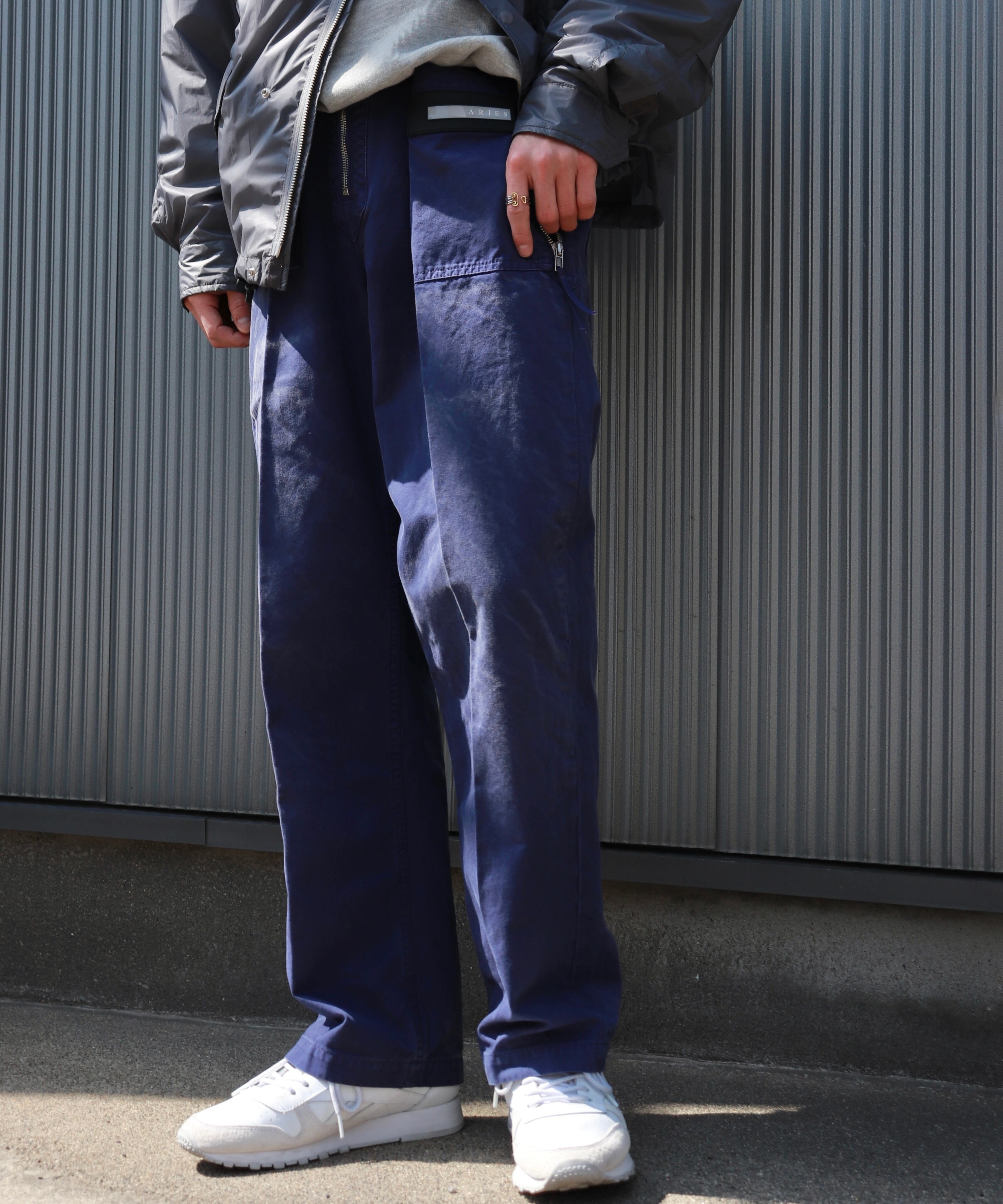 Aries / AR31110.03-153275 CANVAS WALKING TROUSER (INDIGO 