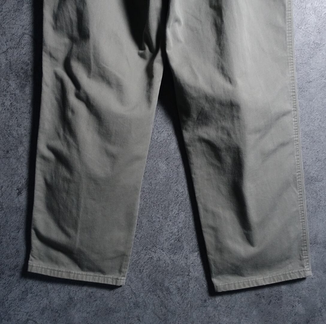90s “DOCKERS” Khaki Two Tuck Wide Tapered Chino Pants | 古着屋 FORCE