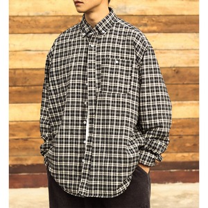 Front pocket plaid shirt 0084