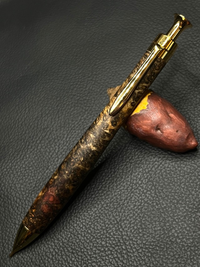 1 彫金金具 ゴールデンローズウッド瘤 極上杢 | こぶた工房