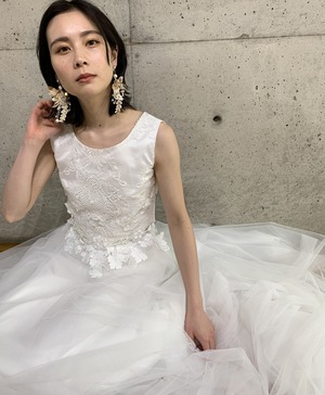 セパレートドレス 2ピースドレス チュール　2次会 結婚式 商品番号：WD34（27782149） 名古屋（覚王山）大阪（南船場）