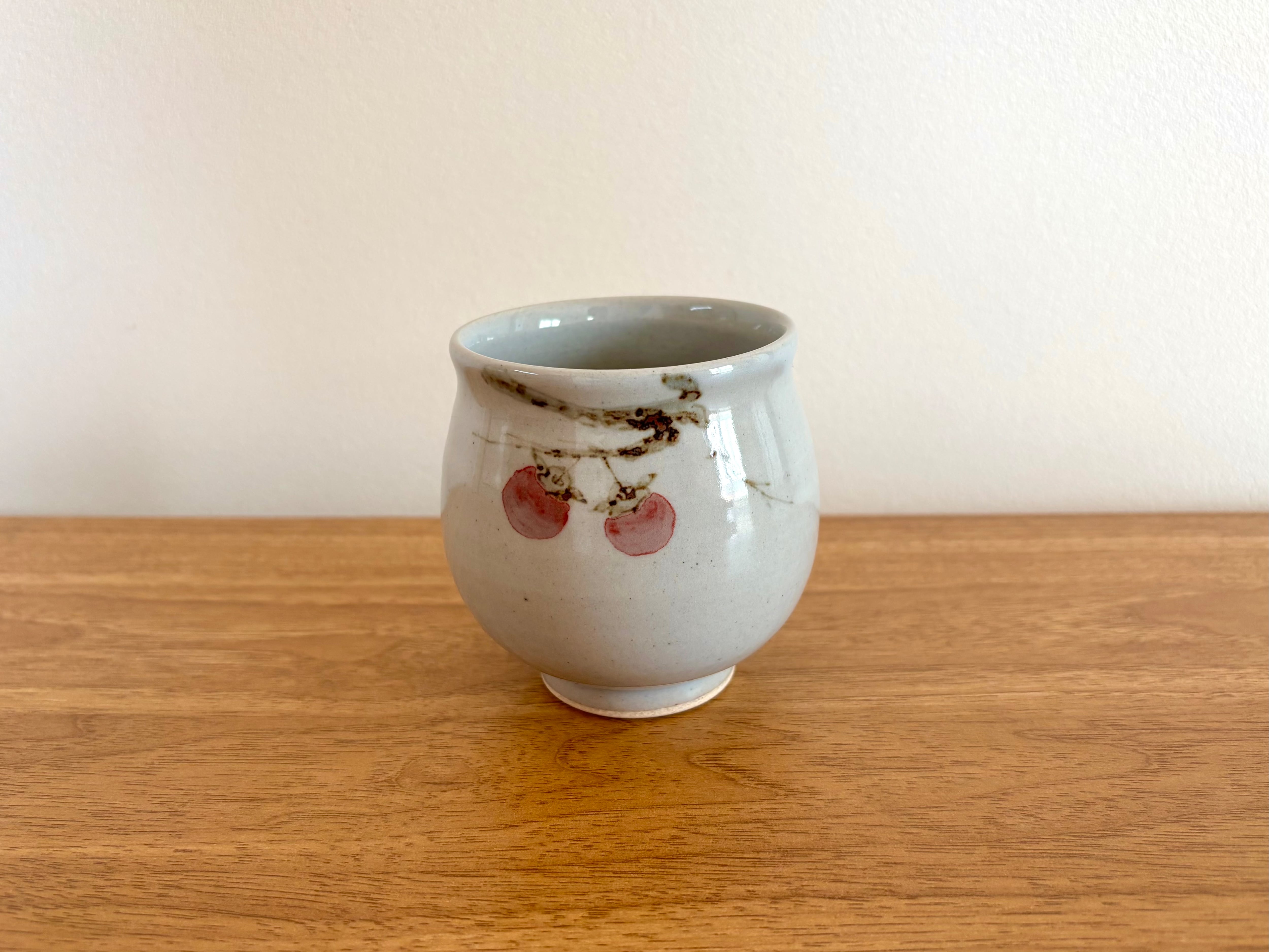 唐津焼 中川自然坊 秀逸作 刷毛目唐津 蕎麦猪口 5客 湯呑 共箱