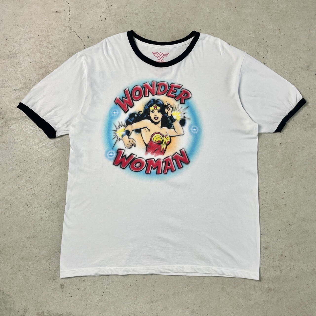 WONDER WOMAN ワンダーウーマン アート キャラクタープリント リンガー 