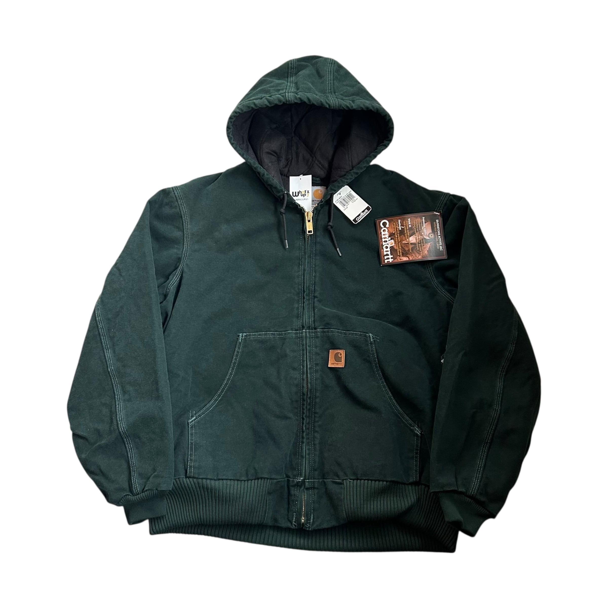 Dead Stock!! 2003s Carhartt "Sandstone Active Jac Quilted Flannel Lined" SPC