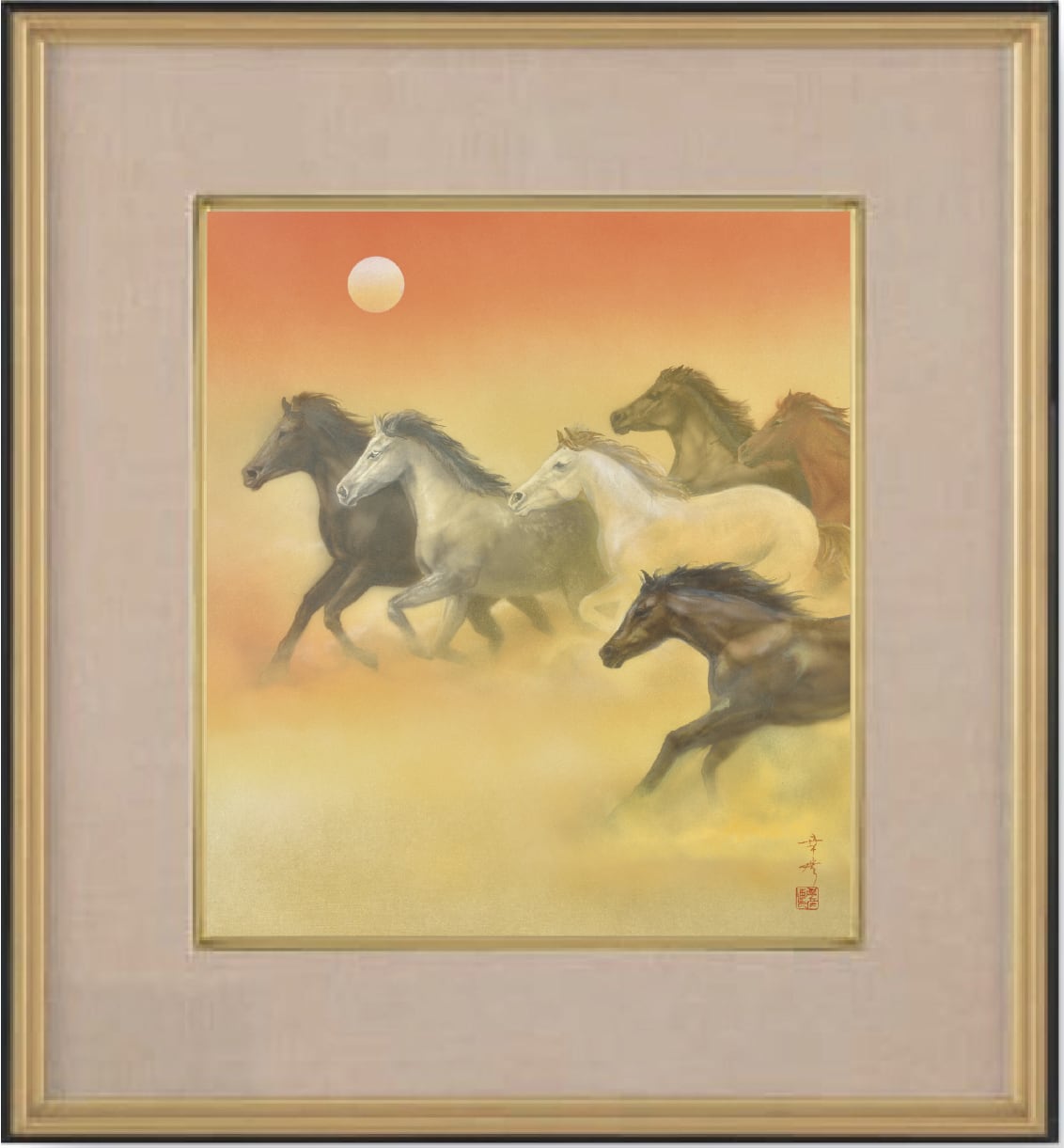 中川幸彦『月光牡丹』F10 | sankoshoji