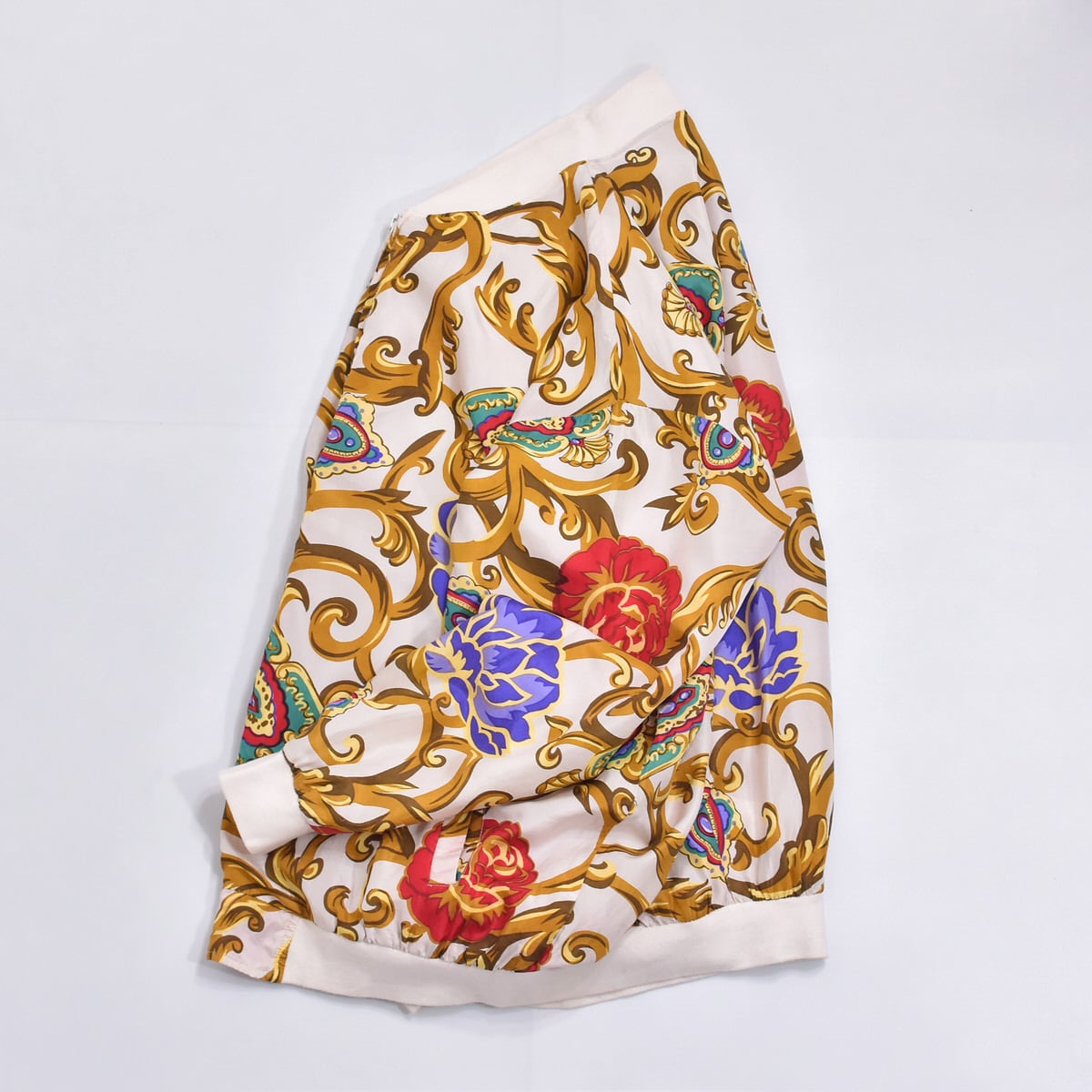 90s~ Vintage ラグジュアリーパターン バンダナ柄 総柄 シルク 90s~ Vintage ラグジュアリーパターン バンダナ柄 総柄 シルク