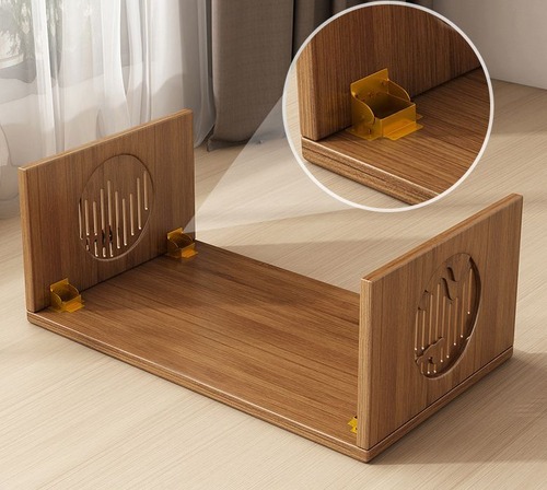 天然竹製　折り畳み　デスク　100％　竹製　60cm　ベッドテーブル　学習台　ロータイプ　折れ脚　テーブル　おしゃれ　可愛い　和風