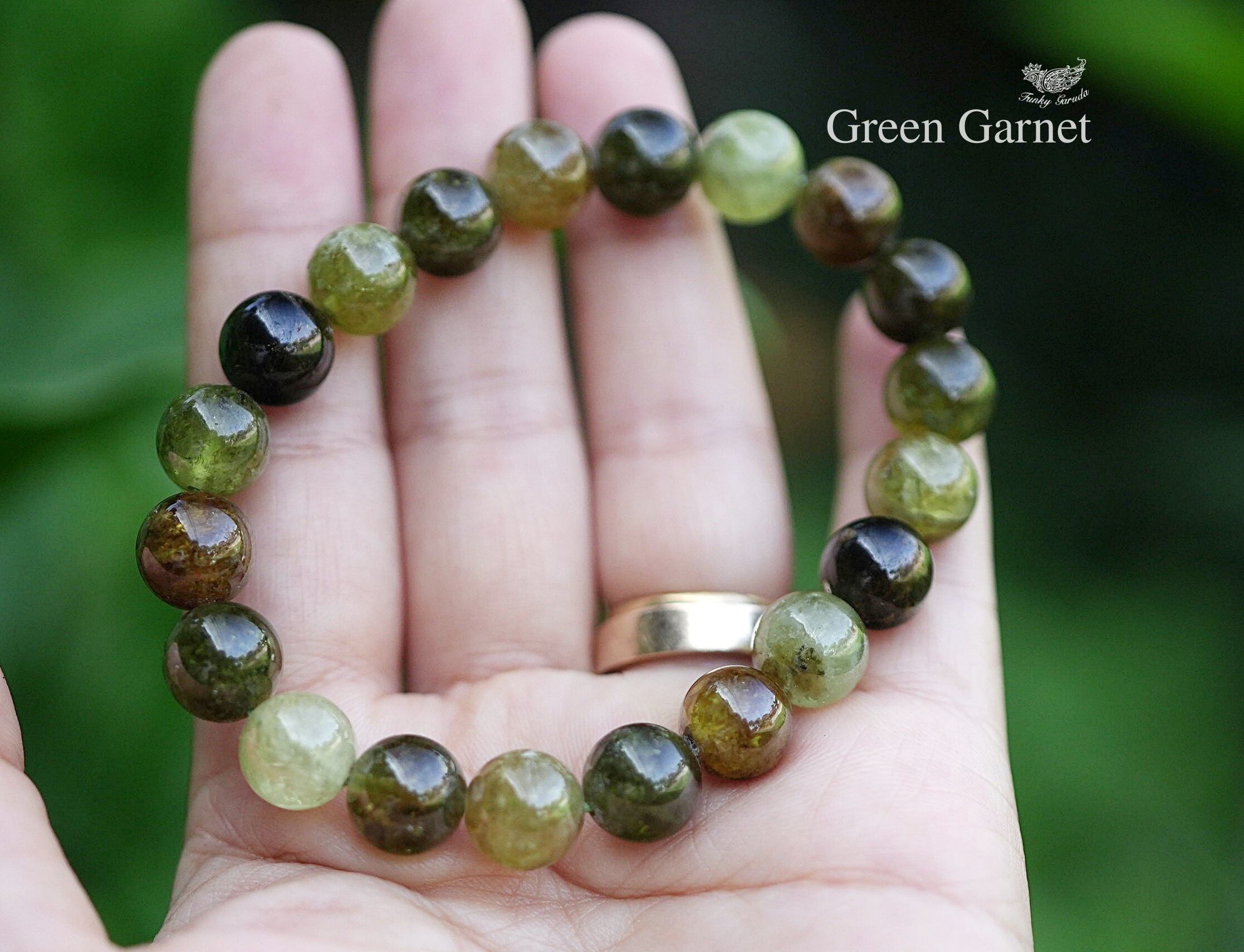 艶グリーン★ツァボライト★グリーンガーネット★ブレスレット1670