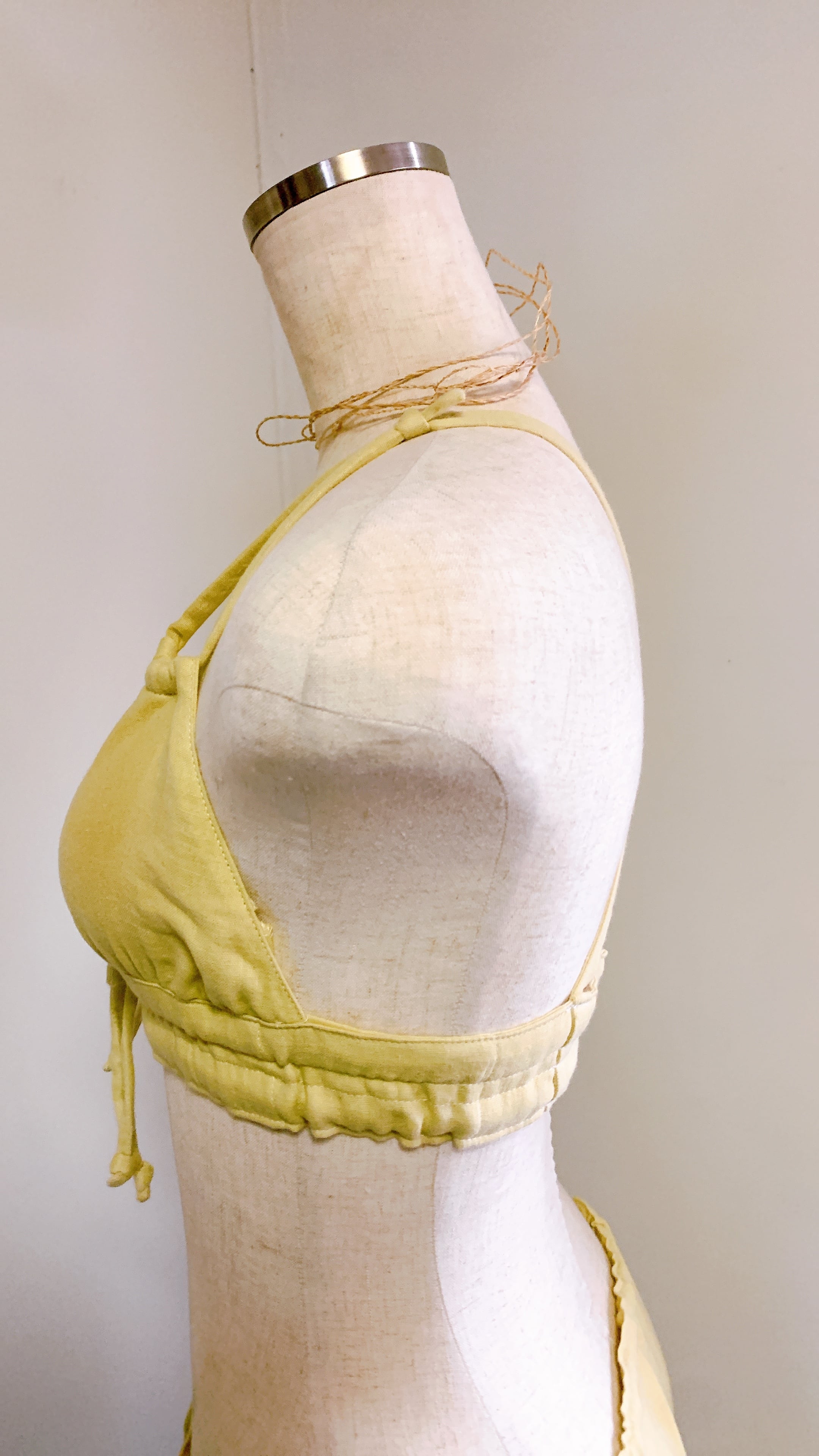 　締めつけない下着　“ゆる〜りブラ“     イエロー　第３チャクラ