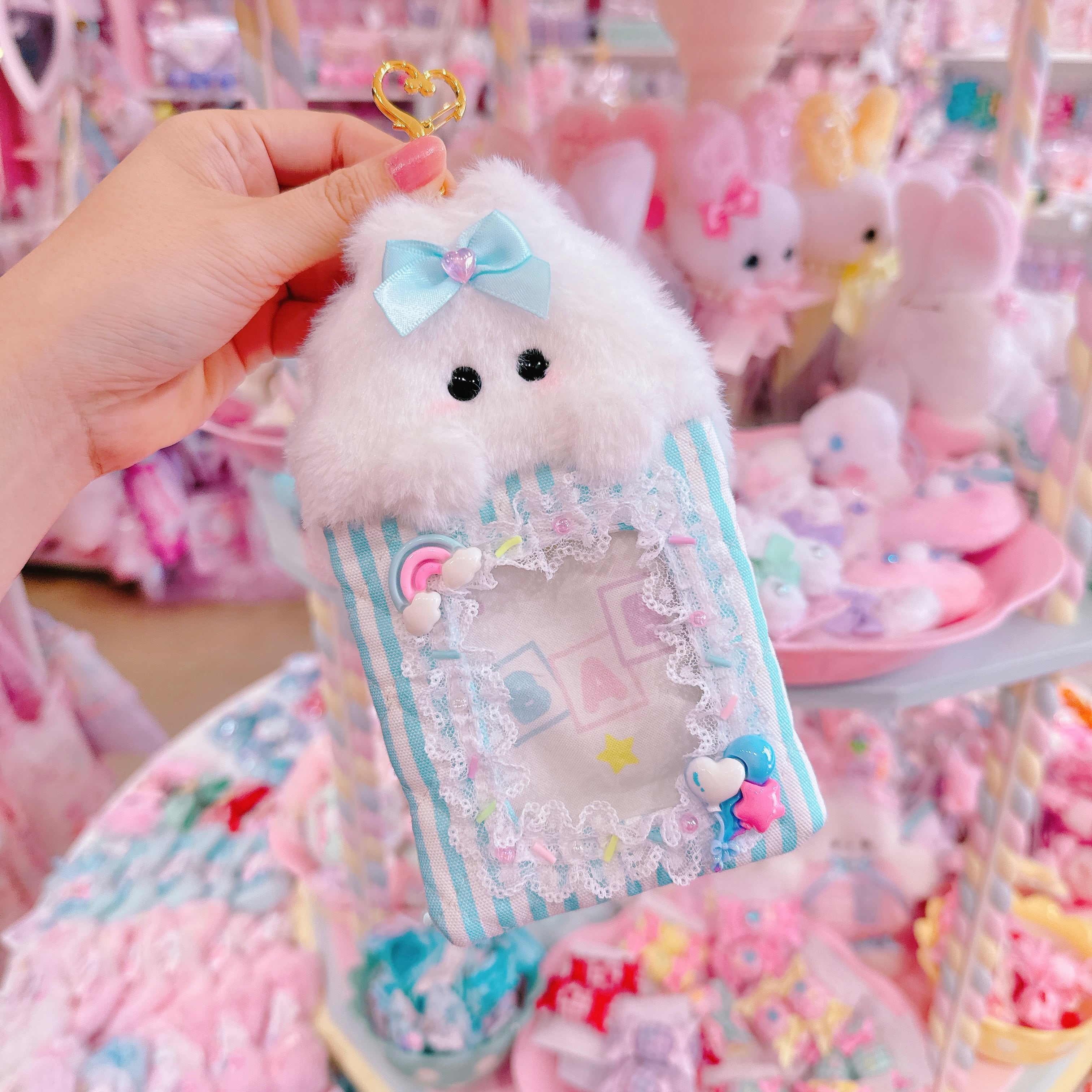 【E3】91-9うさぎのおばけちゃんカードケース（あにあーるコラボ）