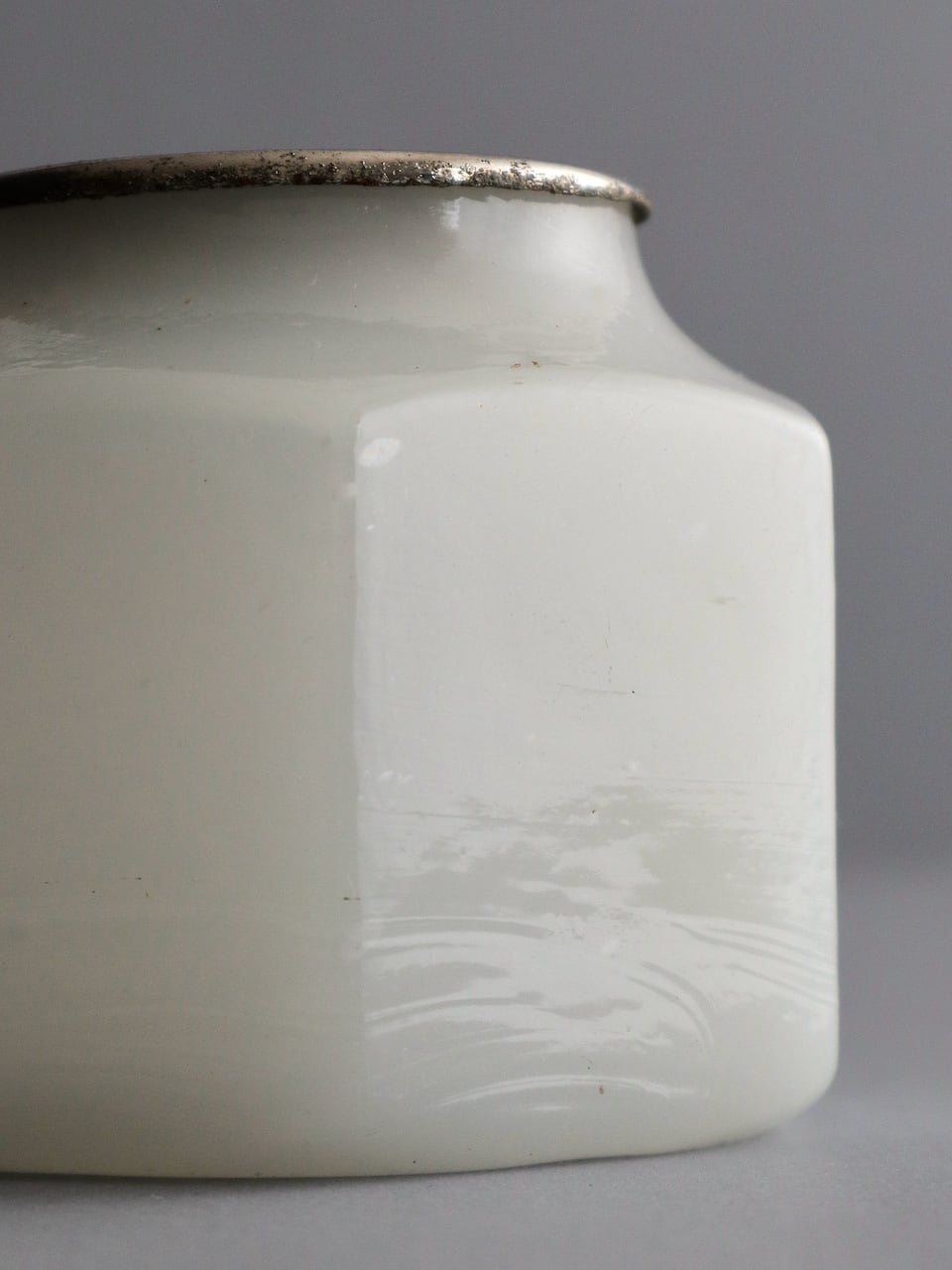 ヴィンテージ ミルクガラス キャニスター｜Vintage Milk Glass Dental