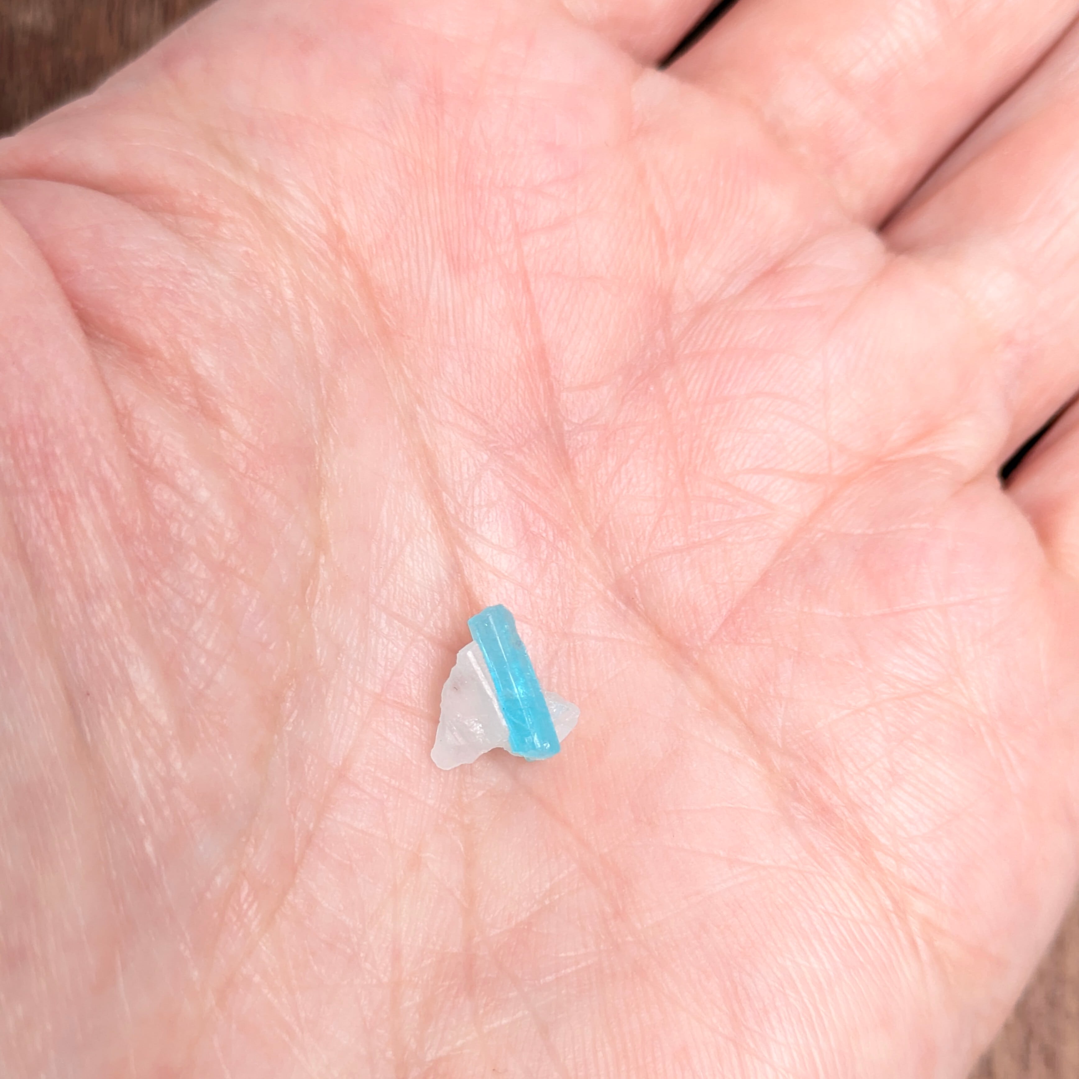 パライバトルマリン原石 ブラジル・パレーリャス産【1.43ct】PRO207982