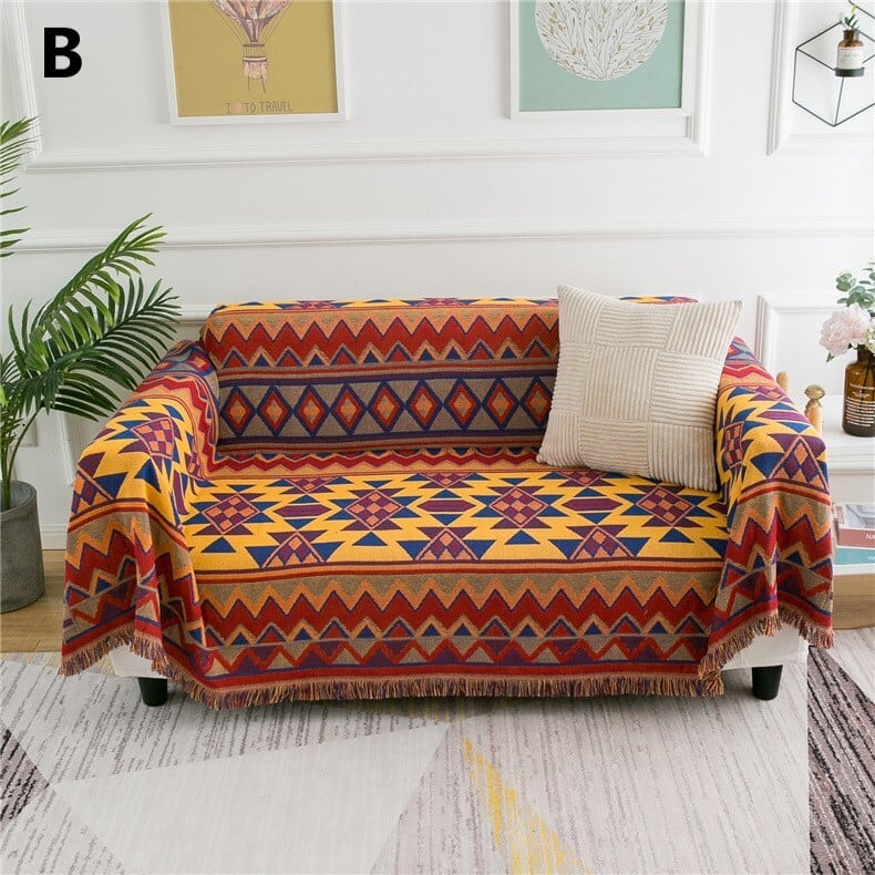 イギリス★織物　ベッド/ソファーカバー ハンドメイド　ブランケット　アンティーク イギリス☆織物ベッド/ソファーカバー ハンドメイドブランケット