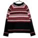 [Kandel] Vintage Nordic Pattern Crew Neck Wool Knit [1950s -] Vintage Crew Neck Knit