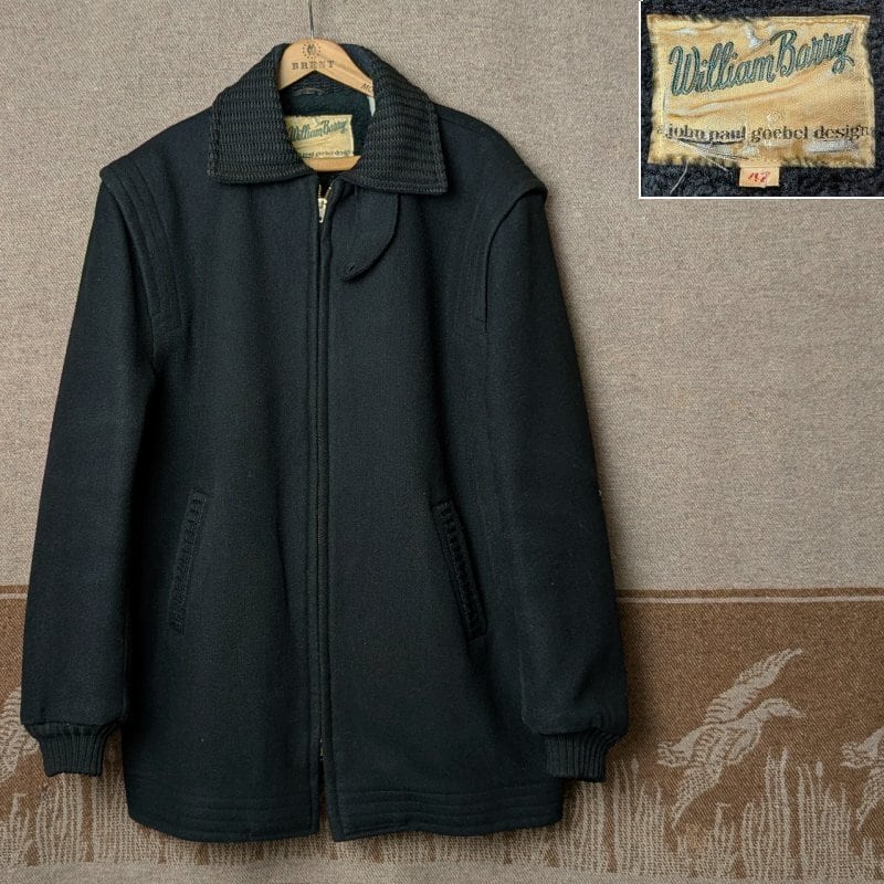 50s U.S.NAVY Pea Coat （36） Embroidered Lining | Wonder Wear