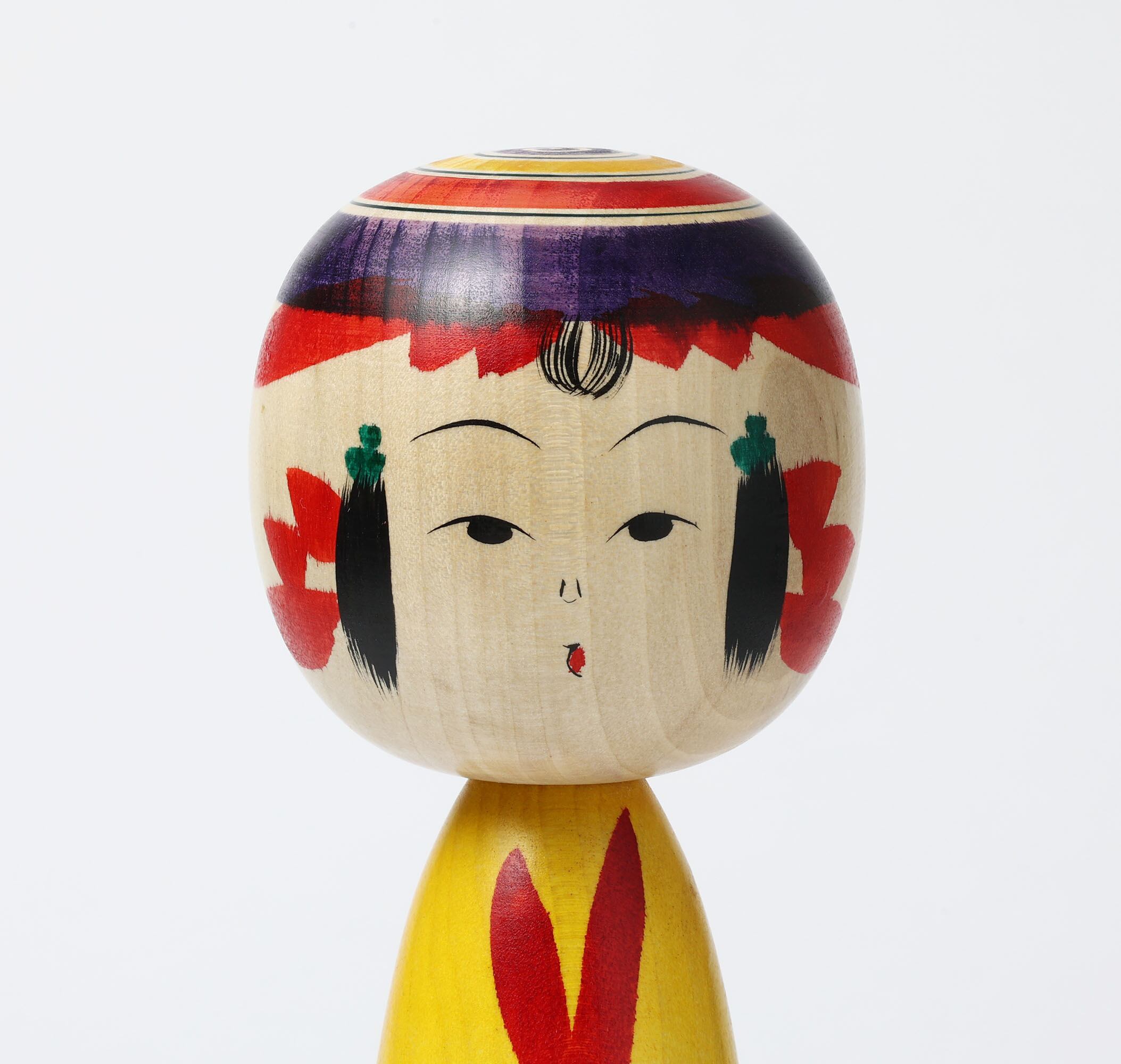 弥治郎こけし Yajiro style kokeshi doll | 池内潮音工人 弥治郎系