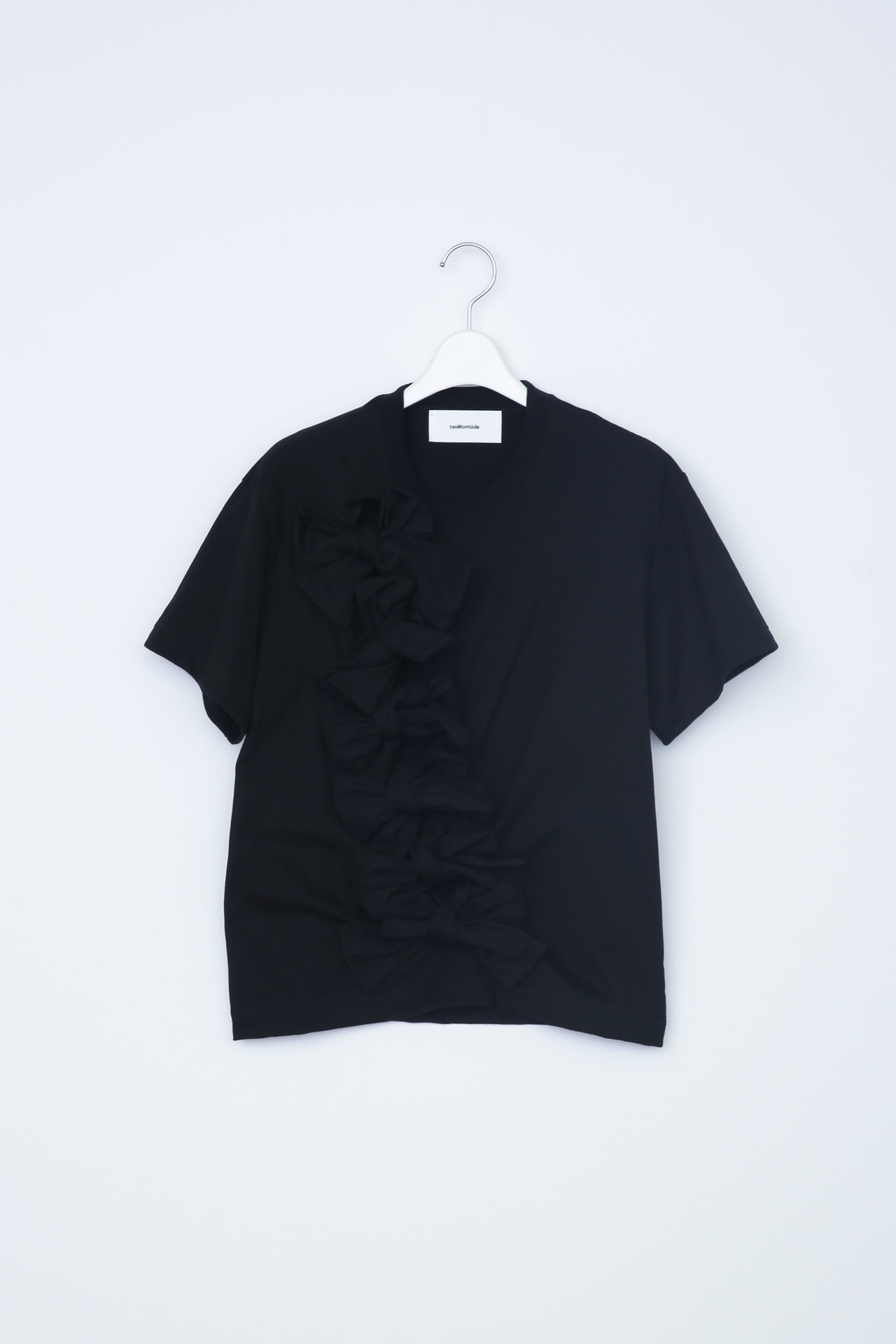 Multi ribbon short sleeve top