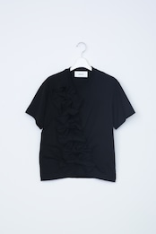 Multi ribbon short sleeve top