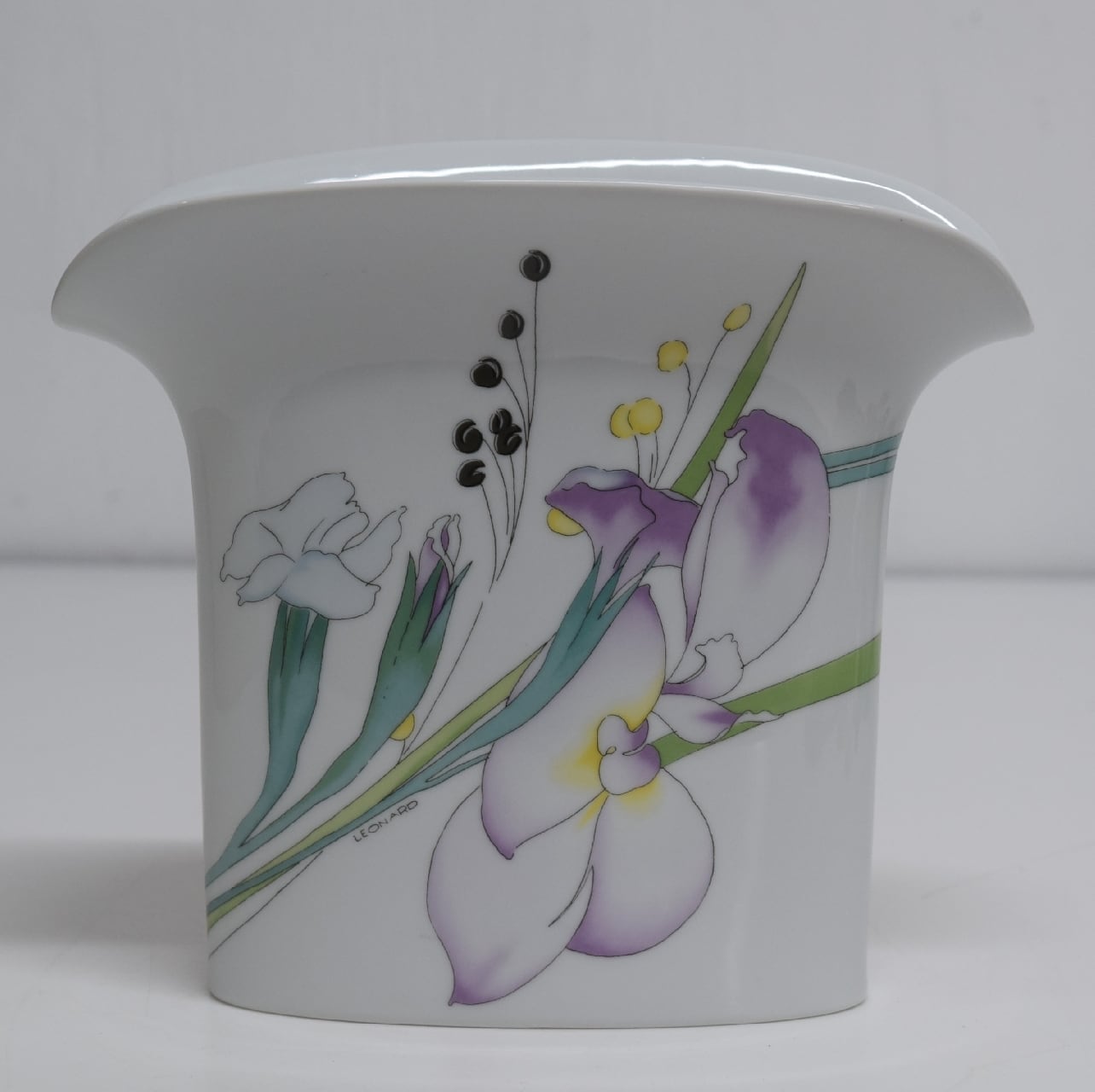 フッチェンロイター LEONARD PARIS 花文様の花瓶 DECORE LOUXOR 箱付