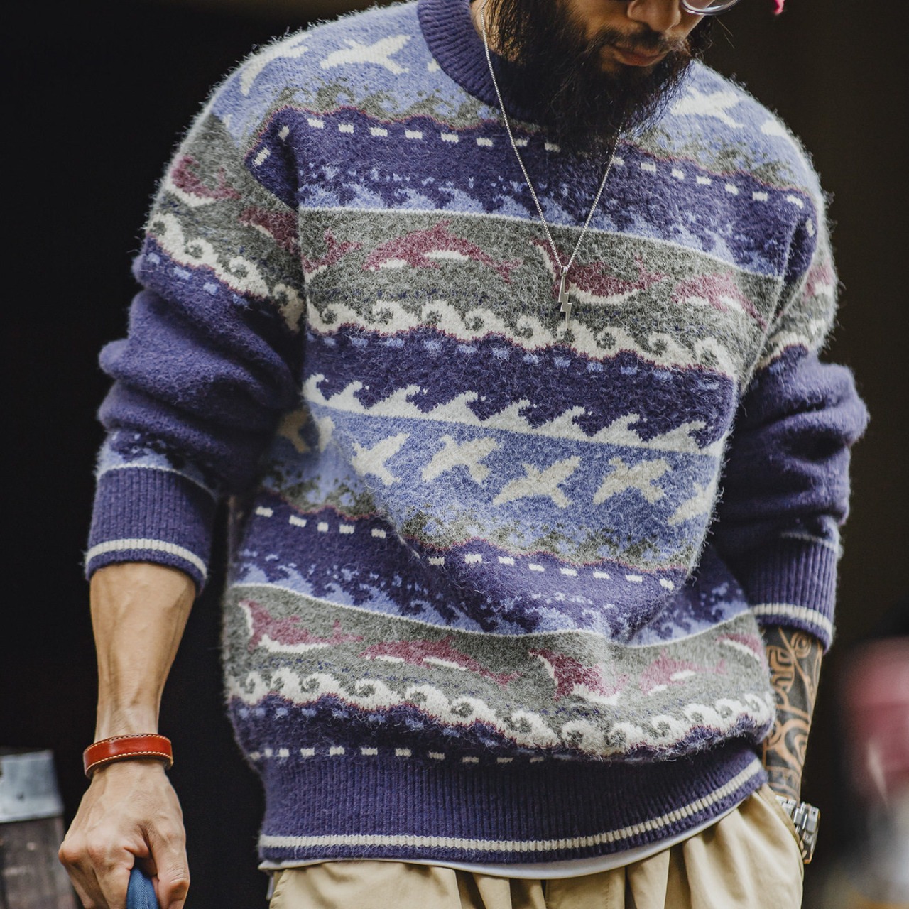 オーシャン・フェアアイル セーター A2063 - 1