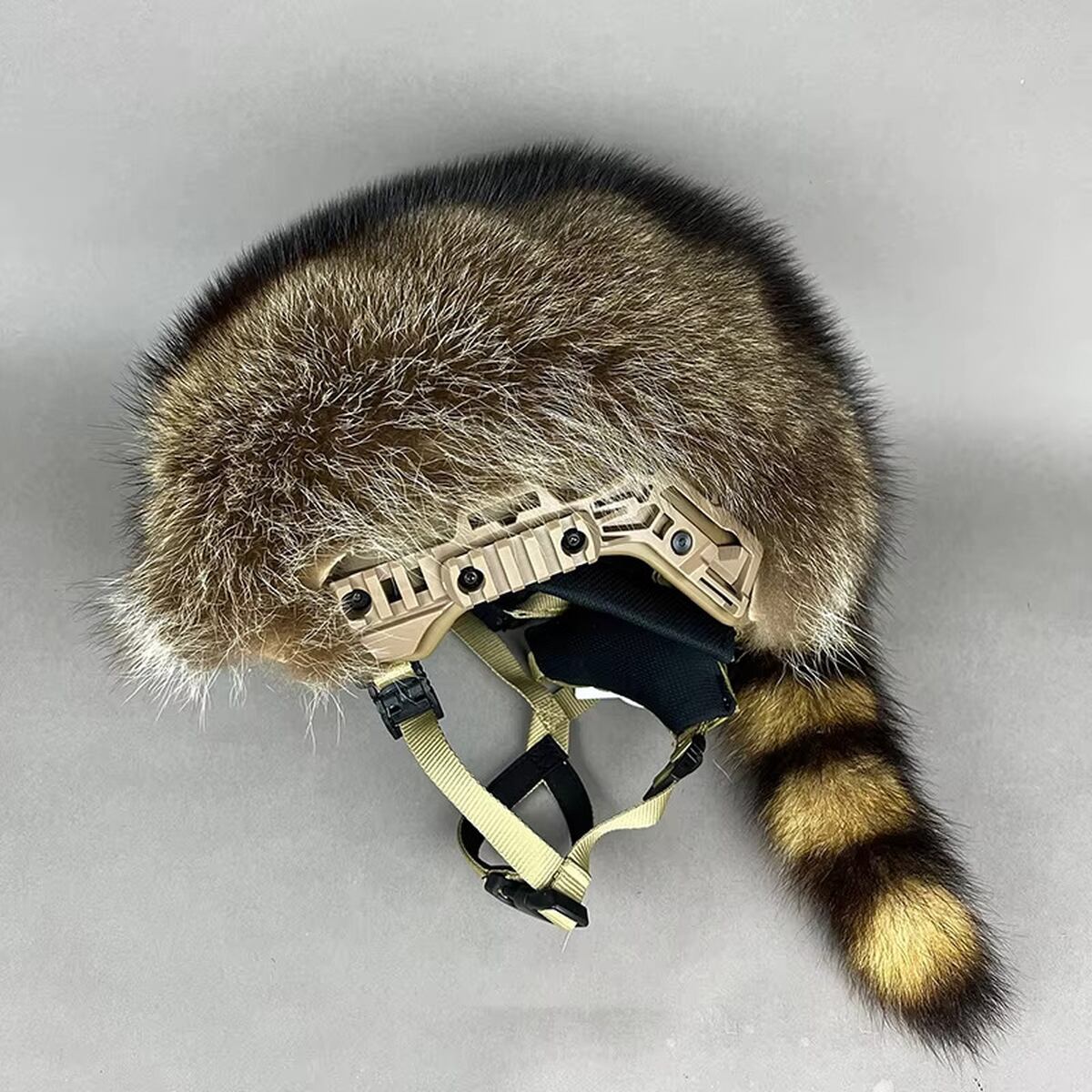 ヘルメットカバー カモフラージュ 毛皮 アニマル OPS-CORE WENDY タクティカル ミリタリー ヘルメットアクセサリー