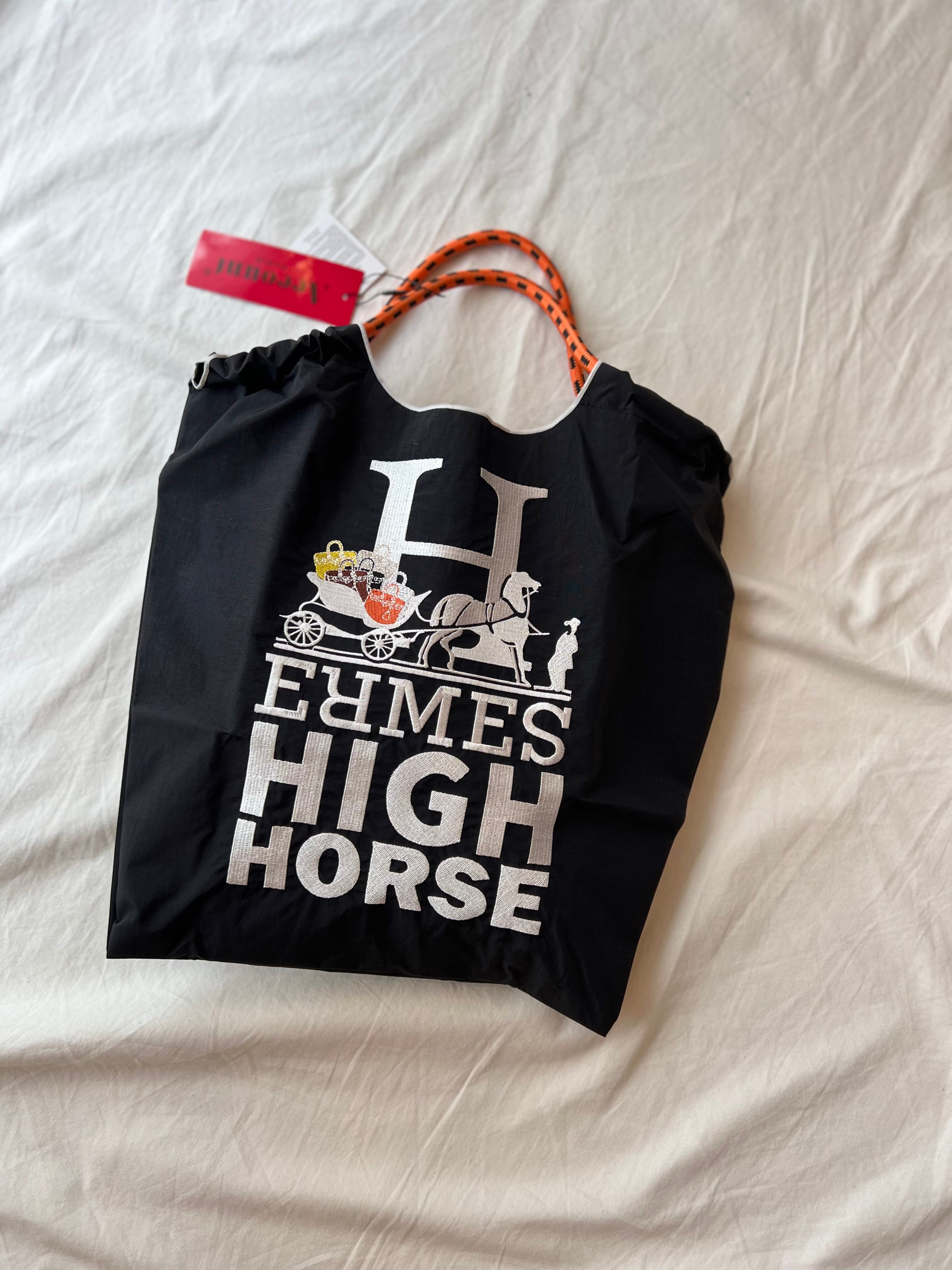 予約販売【 MICALLE MICALLE 】HORSE TOTE BAG (MAB107GDE ) 4月下旬頃