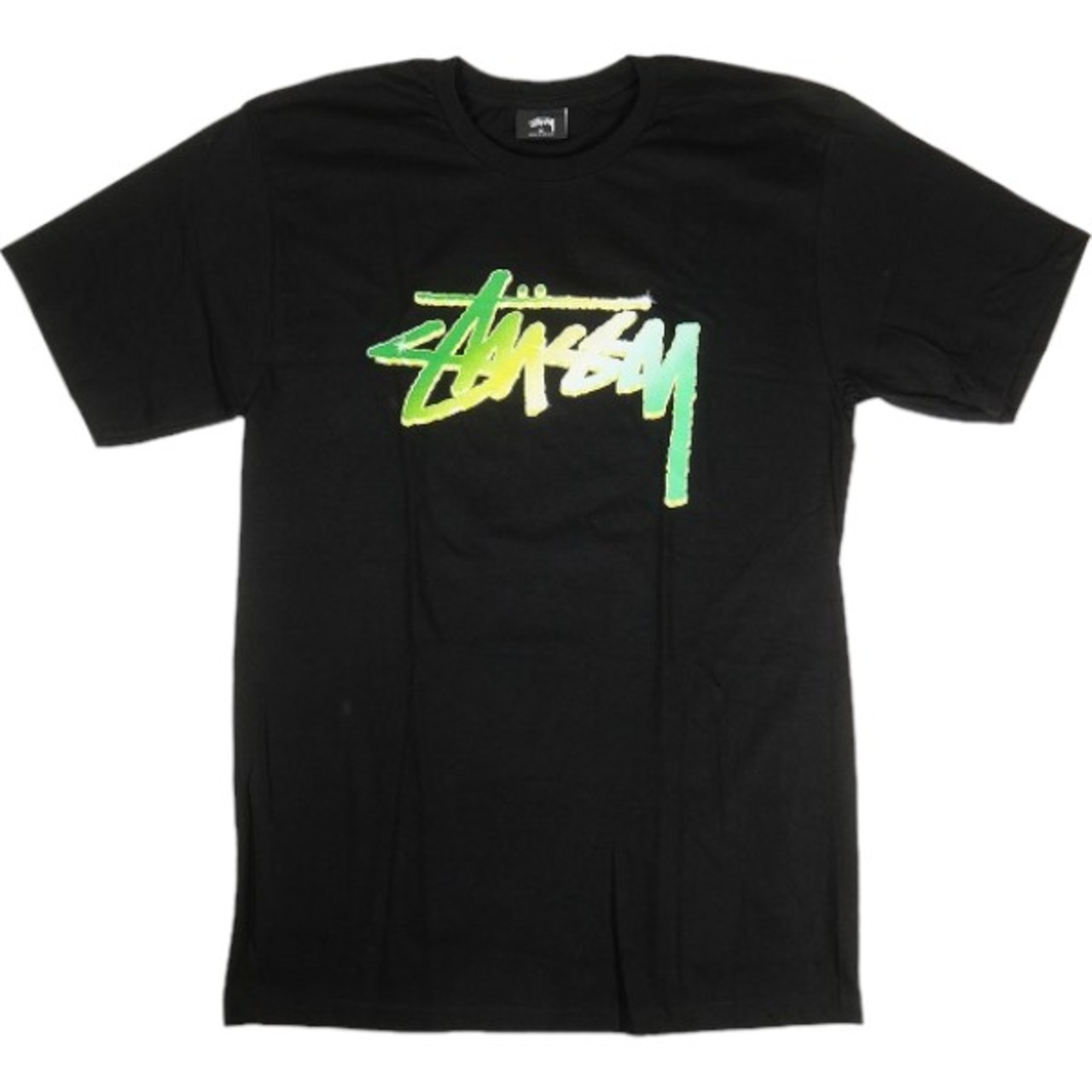 Size【M】 STUSSY ステューシー CHROME STOCK TEE BLACK Tシャツ 黒 