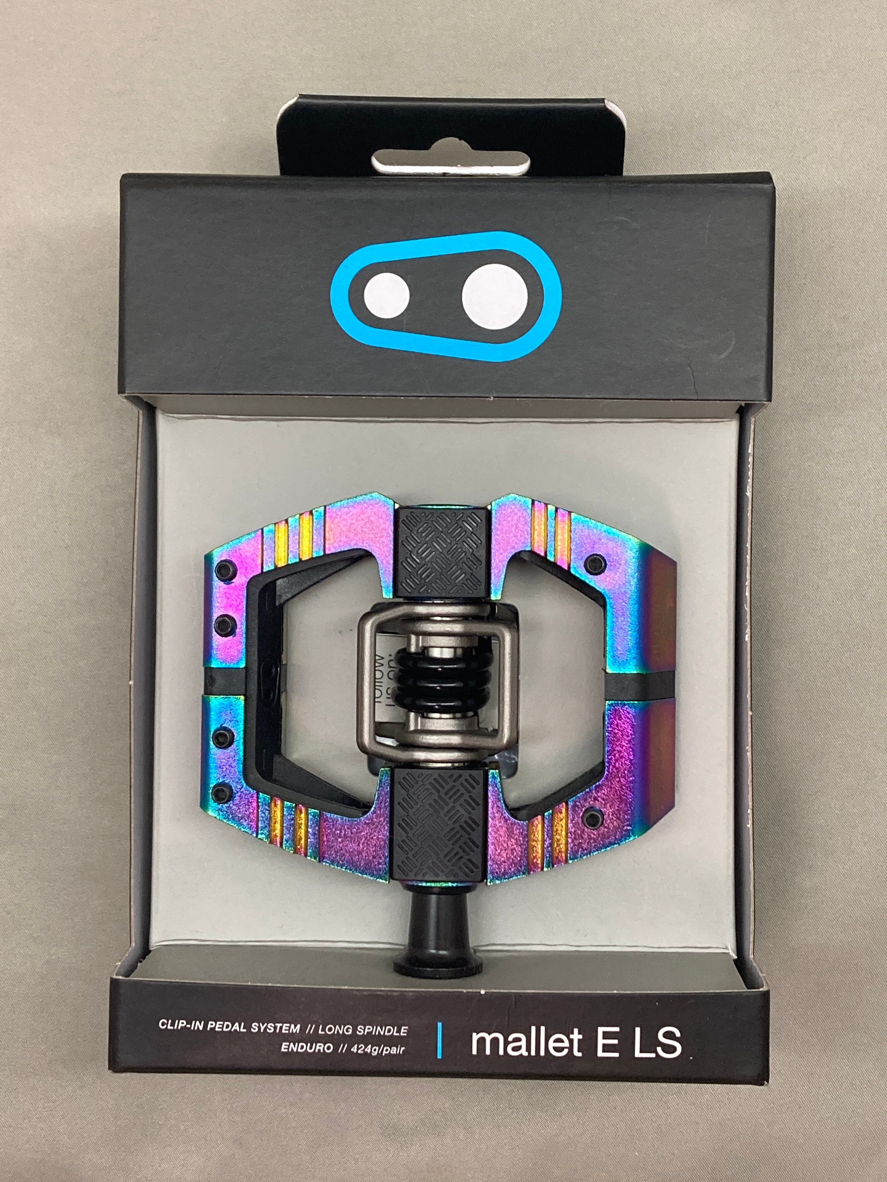 CRANK BROTHERS MALLET E LS OIL SLICK EDITION　MTB用 ビンディングペダル クランクブラザーズ  マレットEロングスピンドル オイルスリック | じてんしゃにのじ powered by BASE