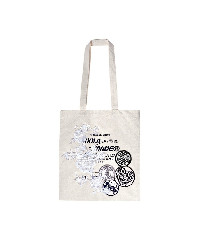 【直営限定ITEM】TYPE-B COOLA レース×パッチトートバッグ (IVORY) 　CQ-49512H