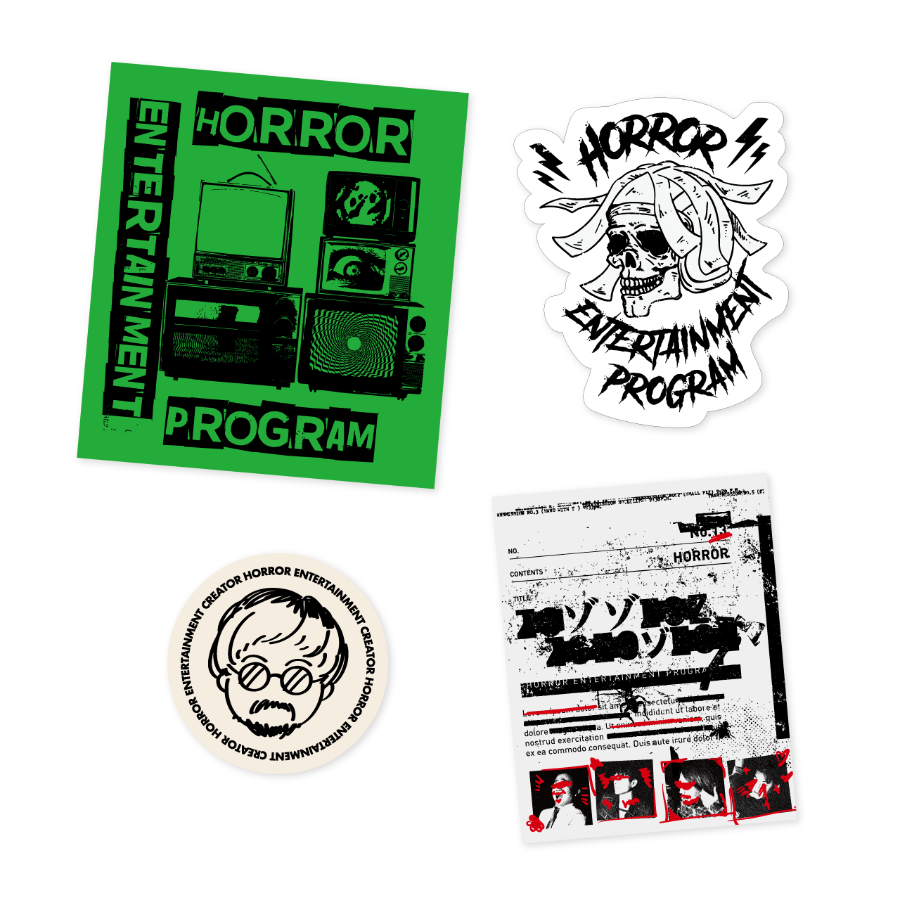 【台湾スペシャル】ステッカーパック(4枚入り)