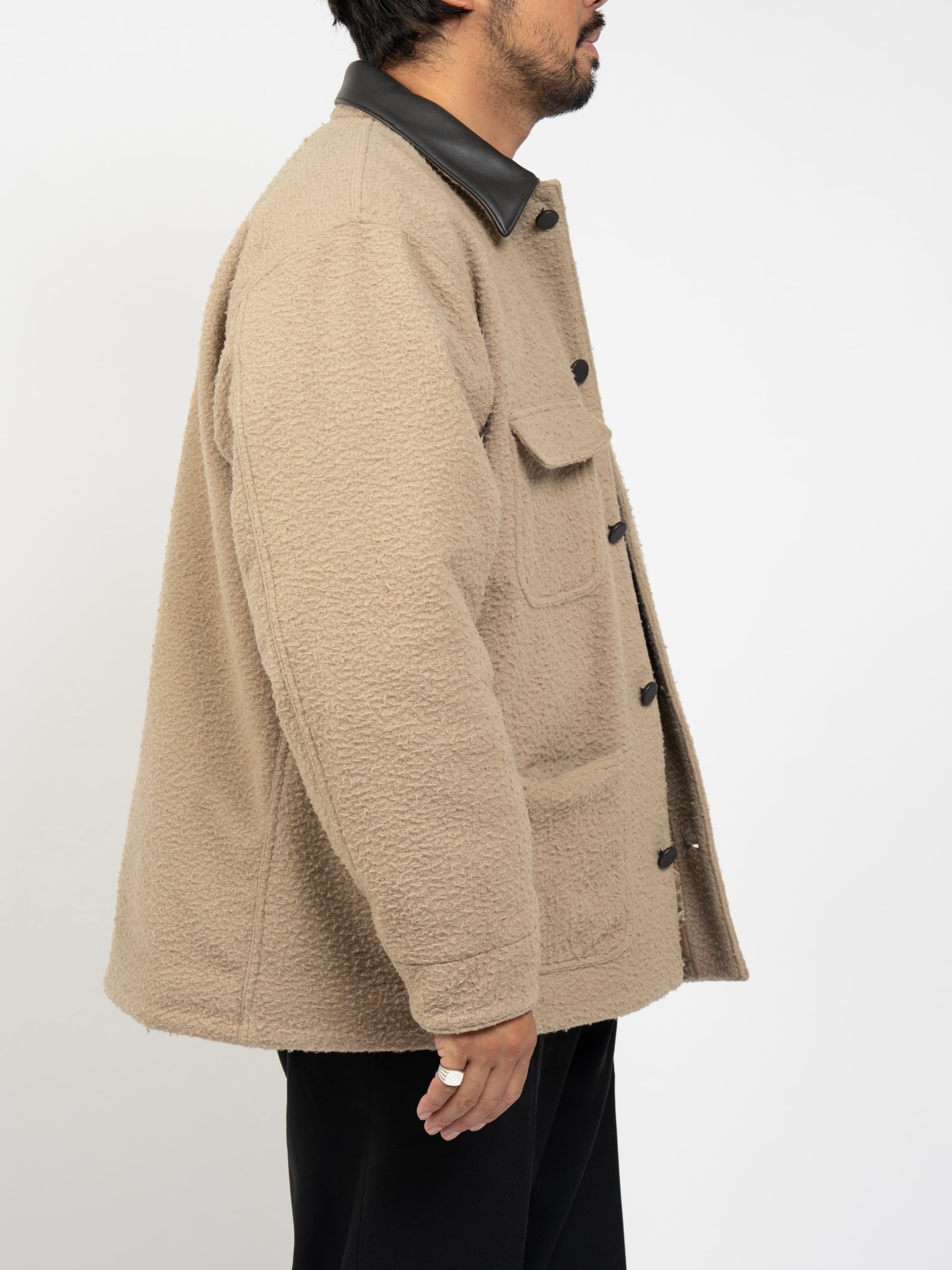 ジャケット・アウター OVY Casentino Over Half Coat Casentino Over Half Coat (black) | OVY