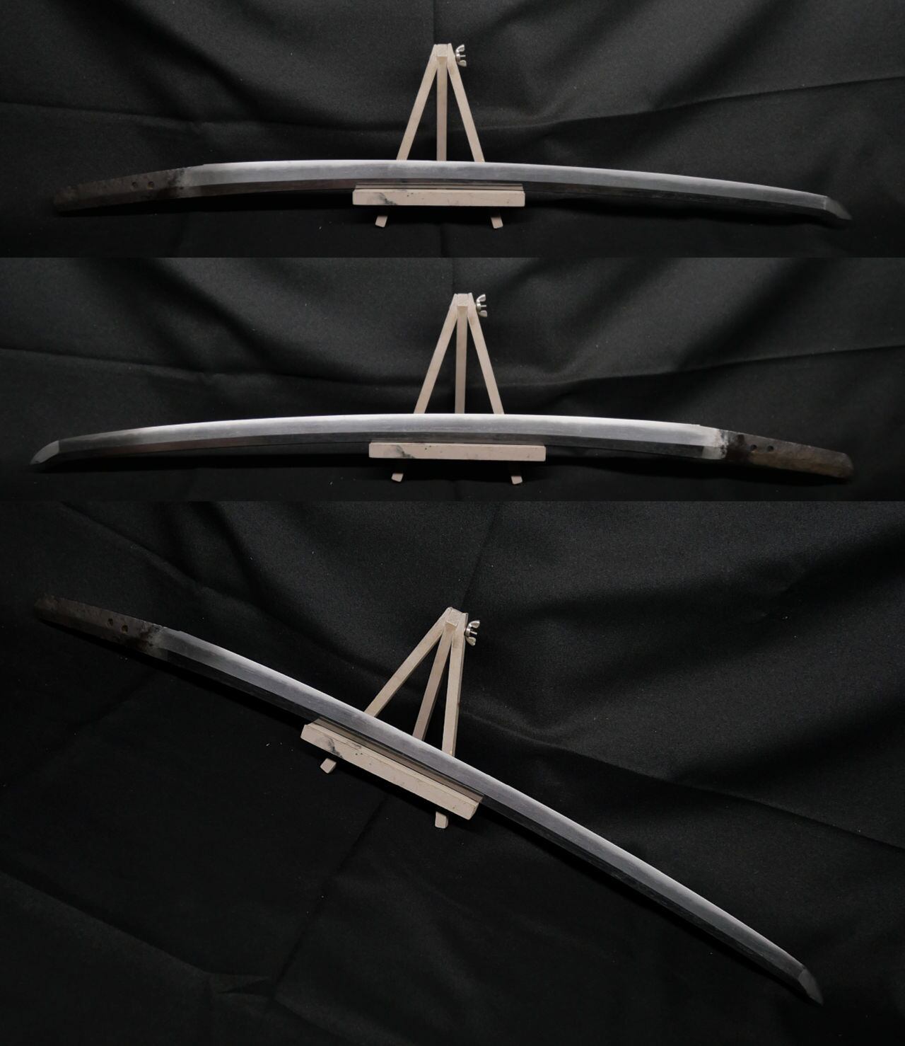 古刀】 銃砲刀剣研究会鑑定 祐定極め 室町の華 片手打ち 58.2cm 約510g