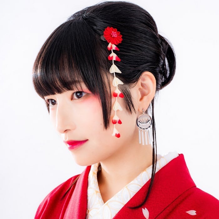 びらかんざしの耳飾り（銀）Bira-Kanzashi earrings(Silver) | shiki