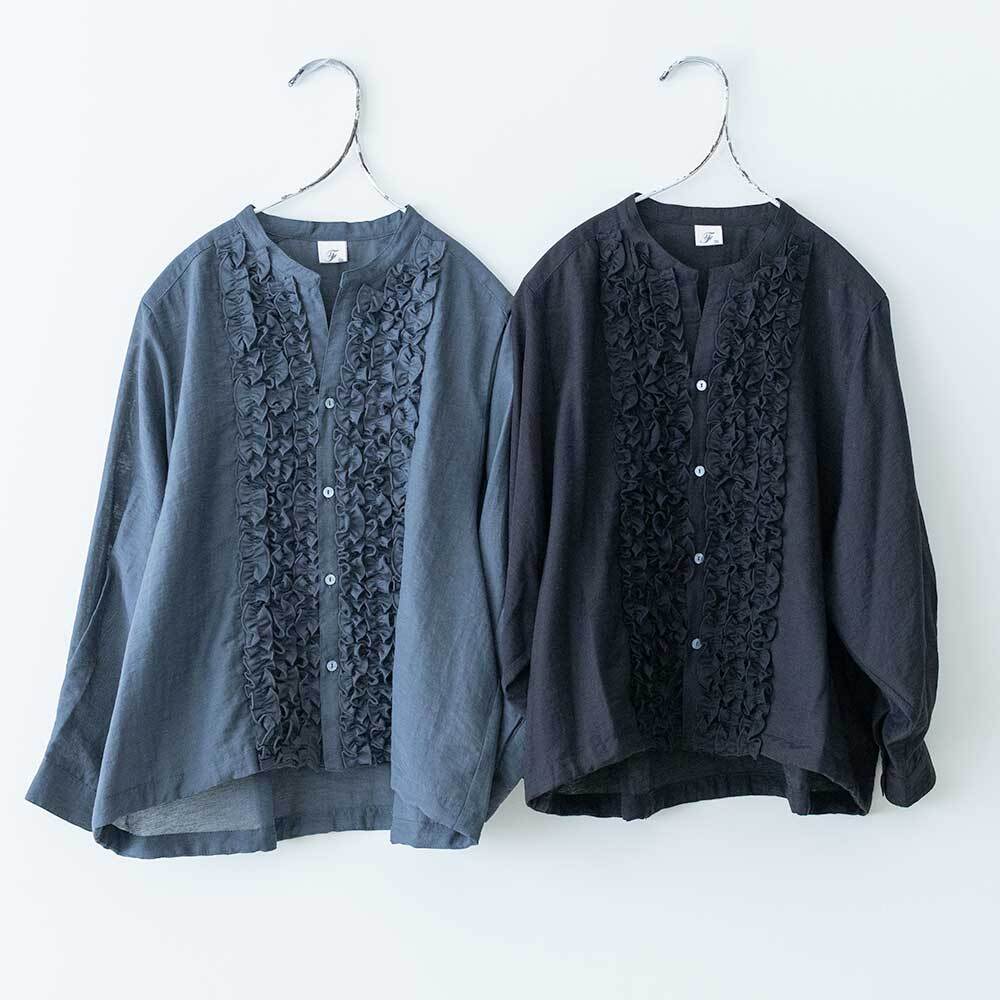MidiUmi ダンガリーズラッフルシャツ | LASQ store | ラスクストア